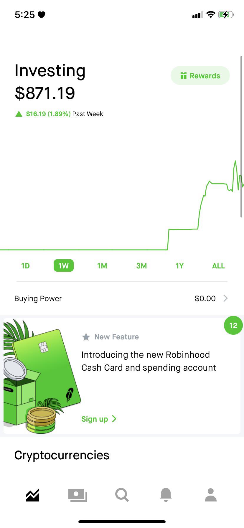 Why are some option prices in green, and some in red? RobinHood