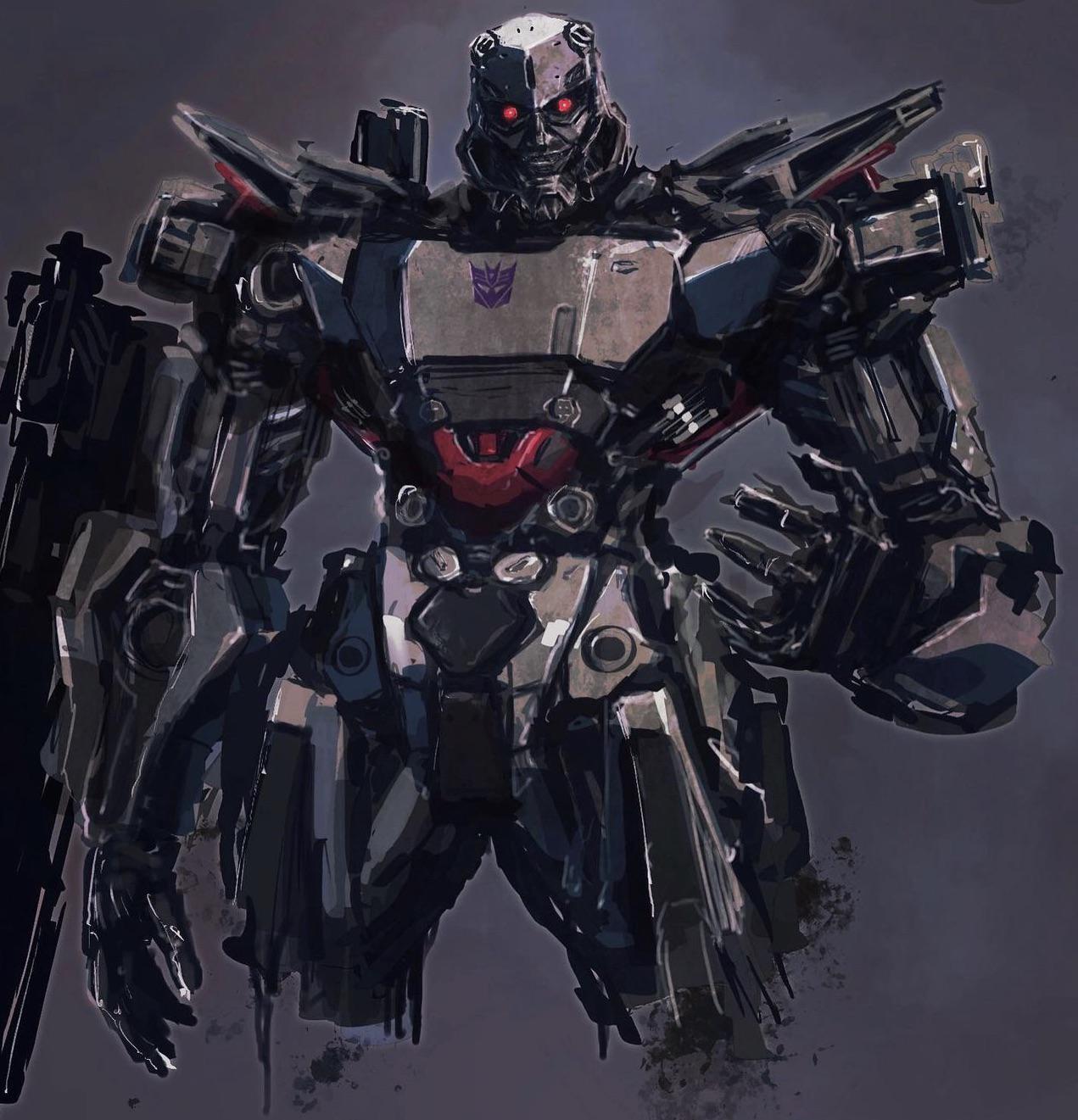 Amazing artwork based on the now revealed bumblebee movie Megatron