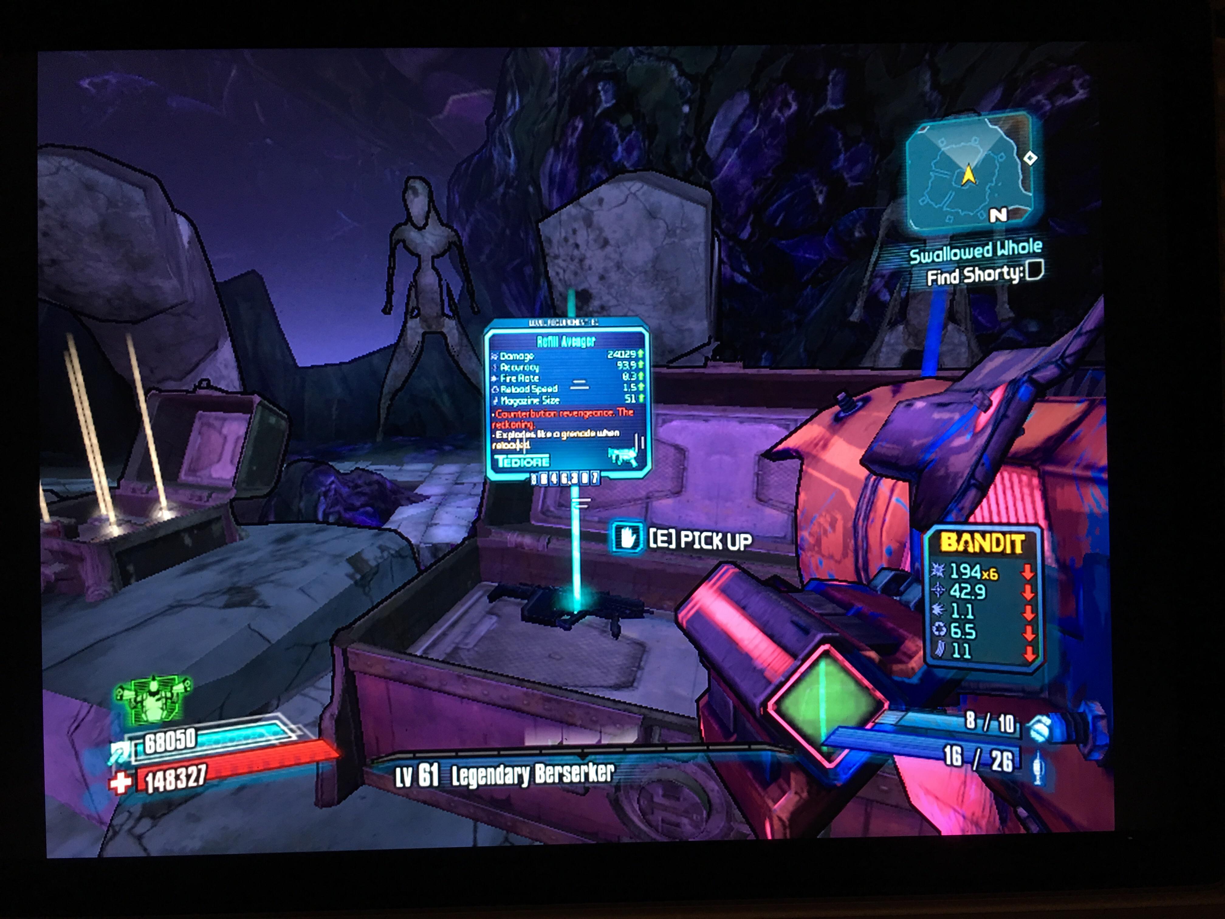 When your farming the treasure room and on your first run you get a