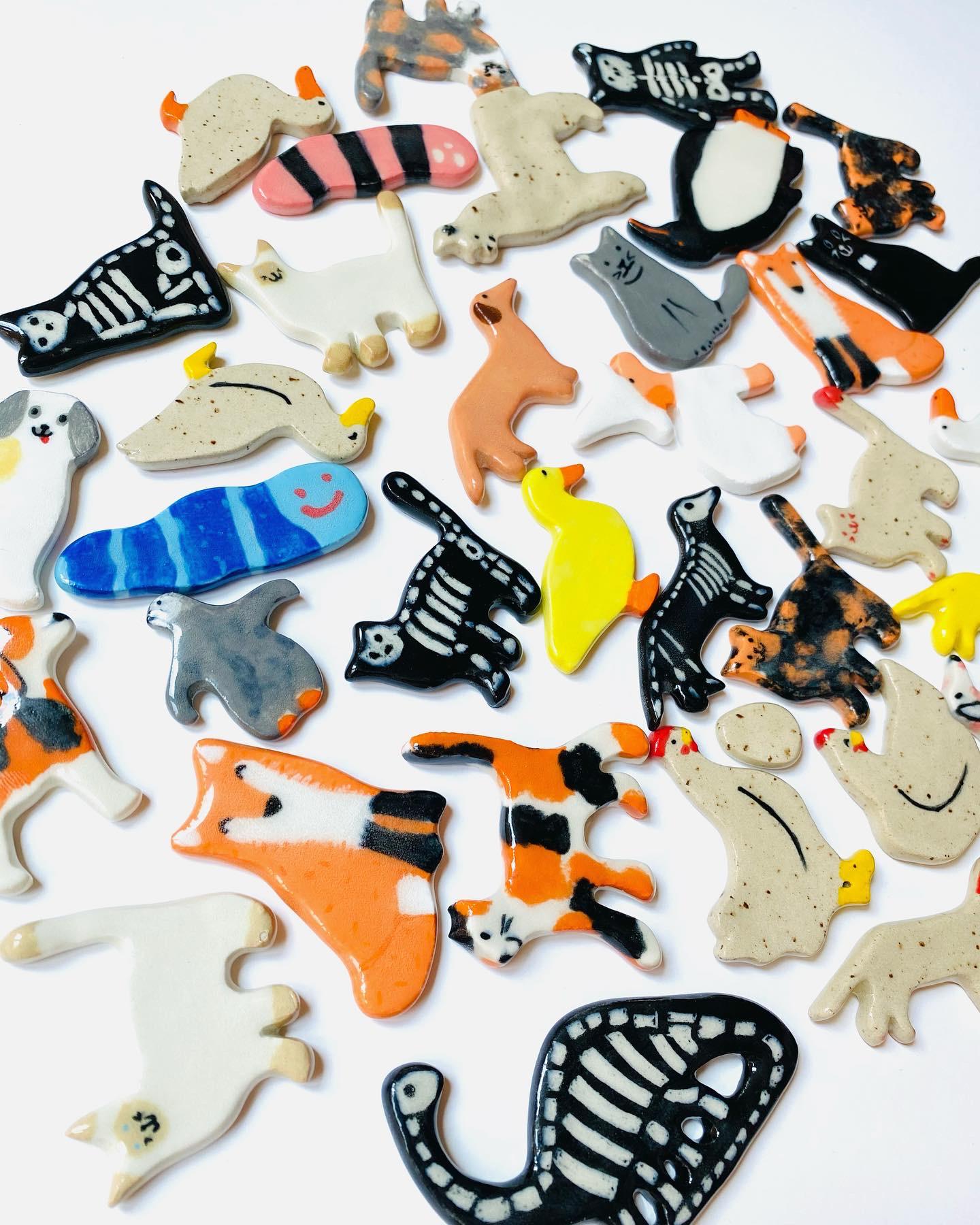 I made these fun ceramic r/CraftyTrolls