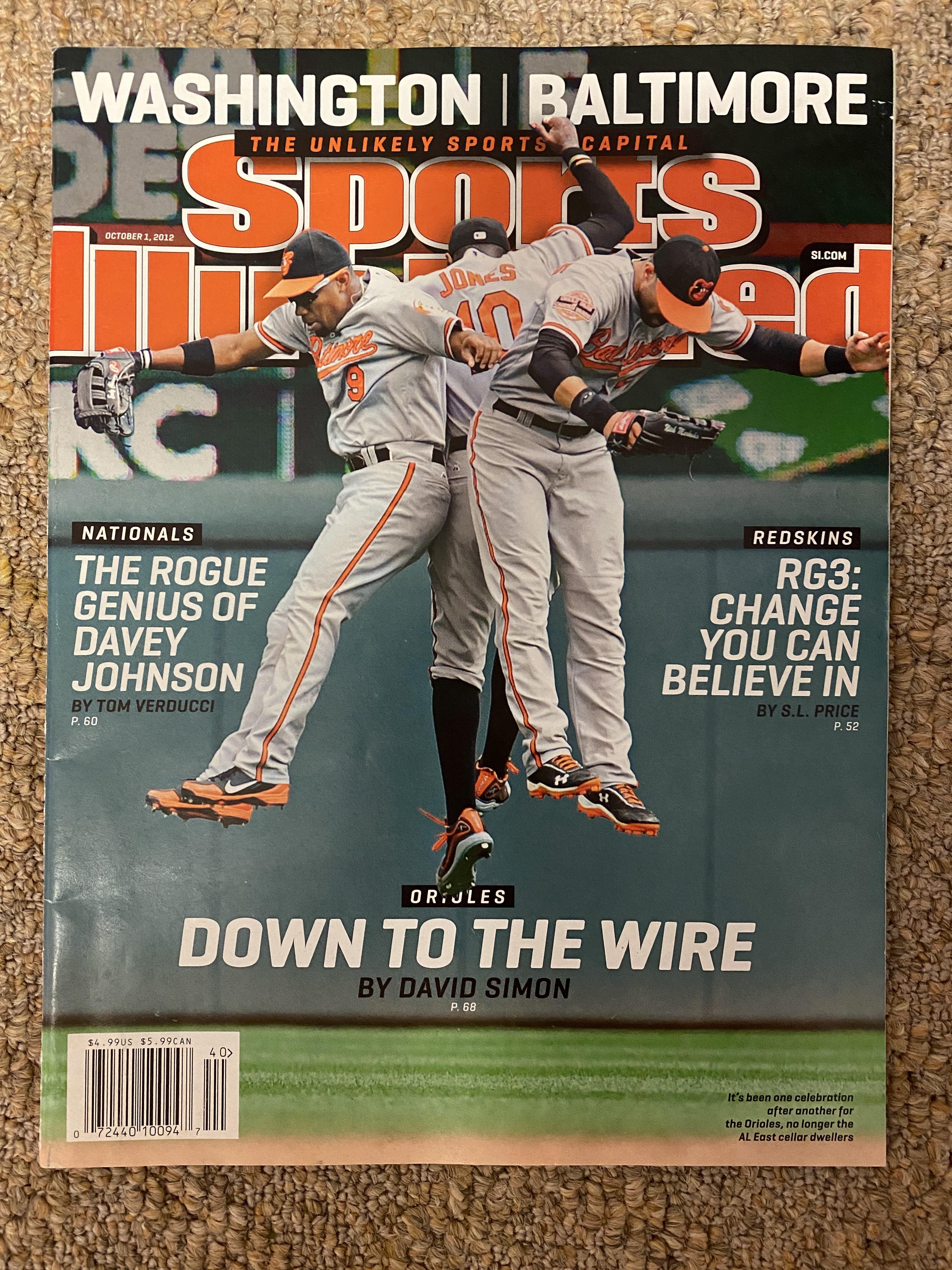 Orioles graced the cover of Sports Illustrated, by a story