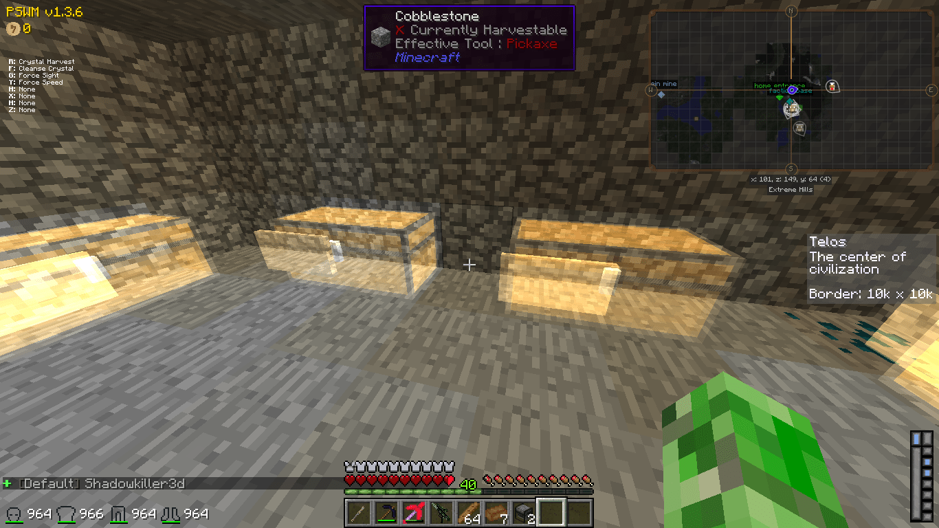 anyone know how to stop the signs and chests from being see through, I