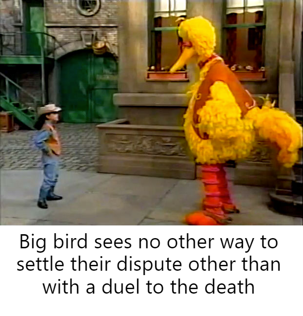 He doesn't take verbal insult lightly bertstrips