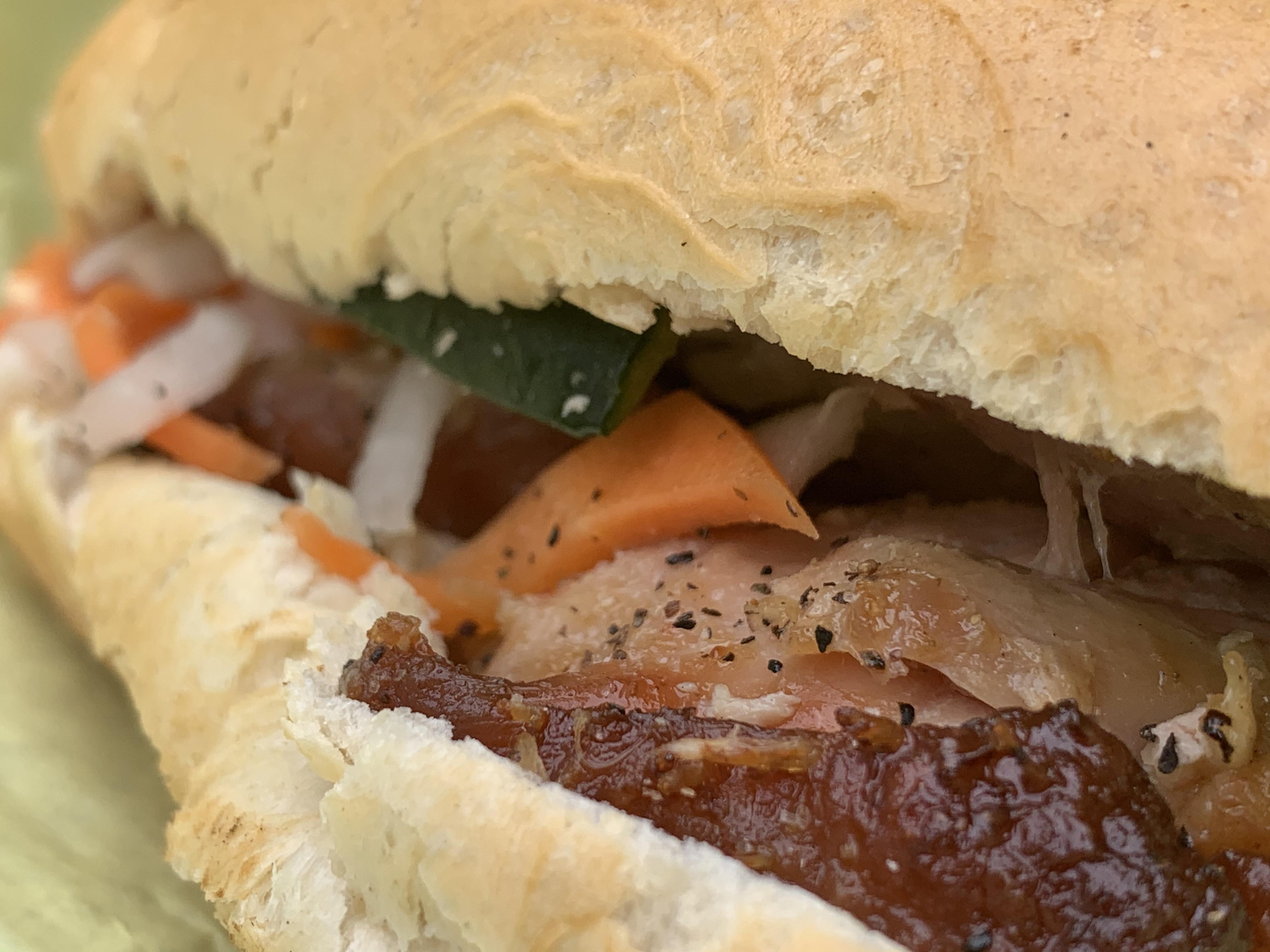 Chicken bahn mi sandwich r/eatsandwiches