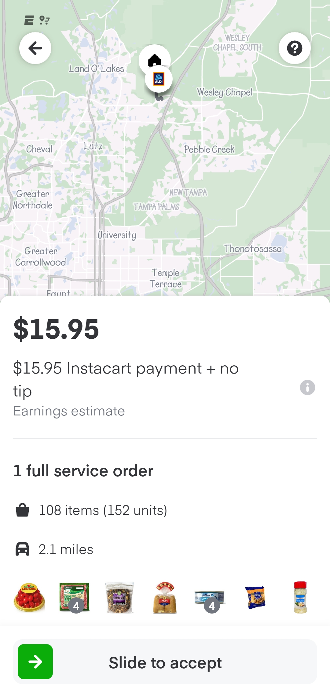 Does Aldi even have this many items? 😆 r/instacart