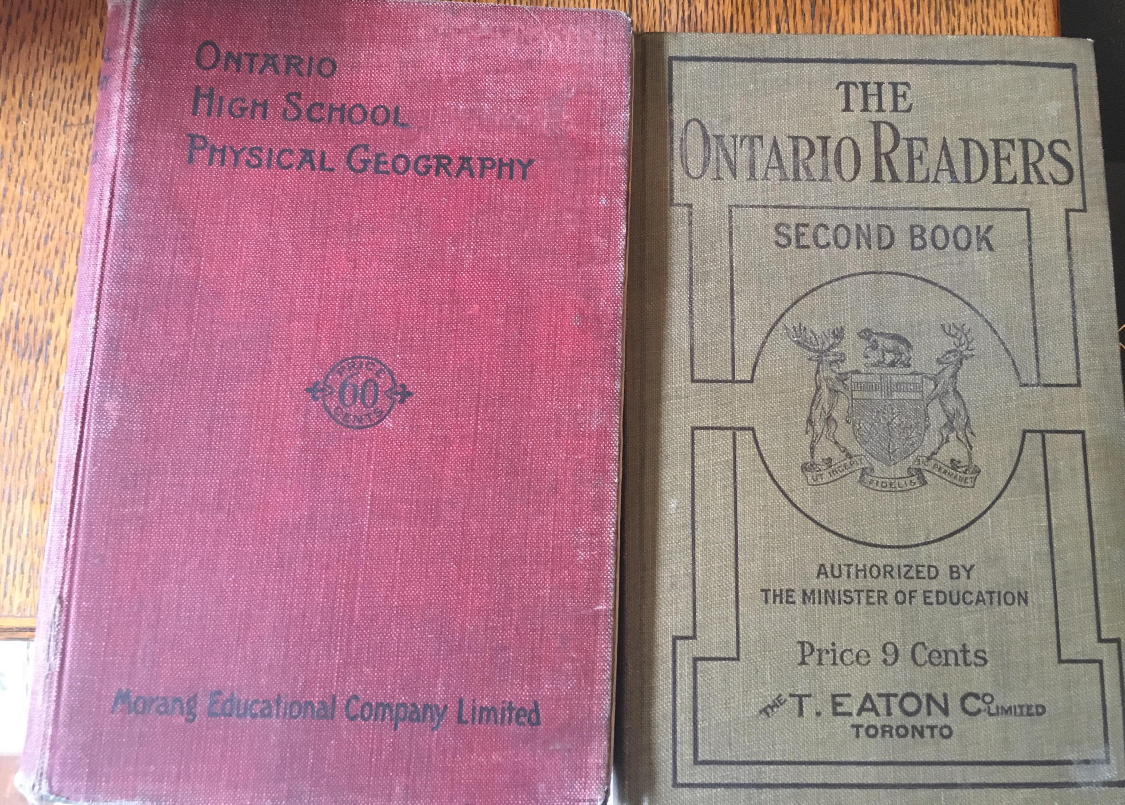 School textbooks from 1910 r/ontario