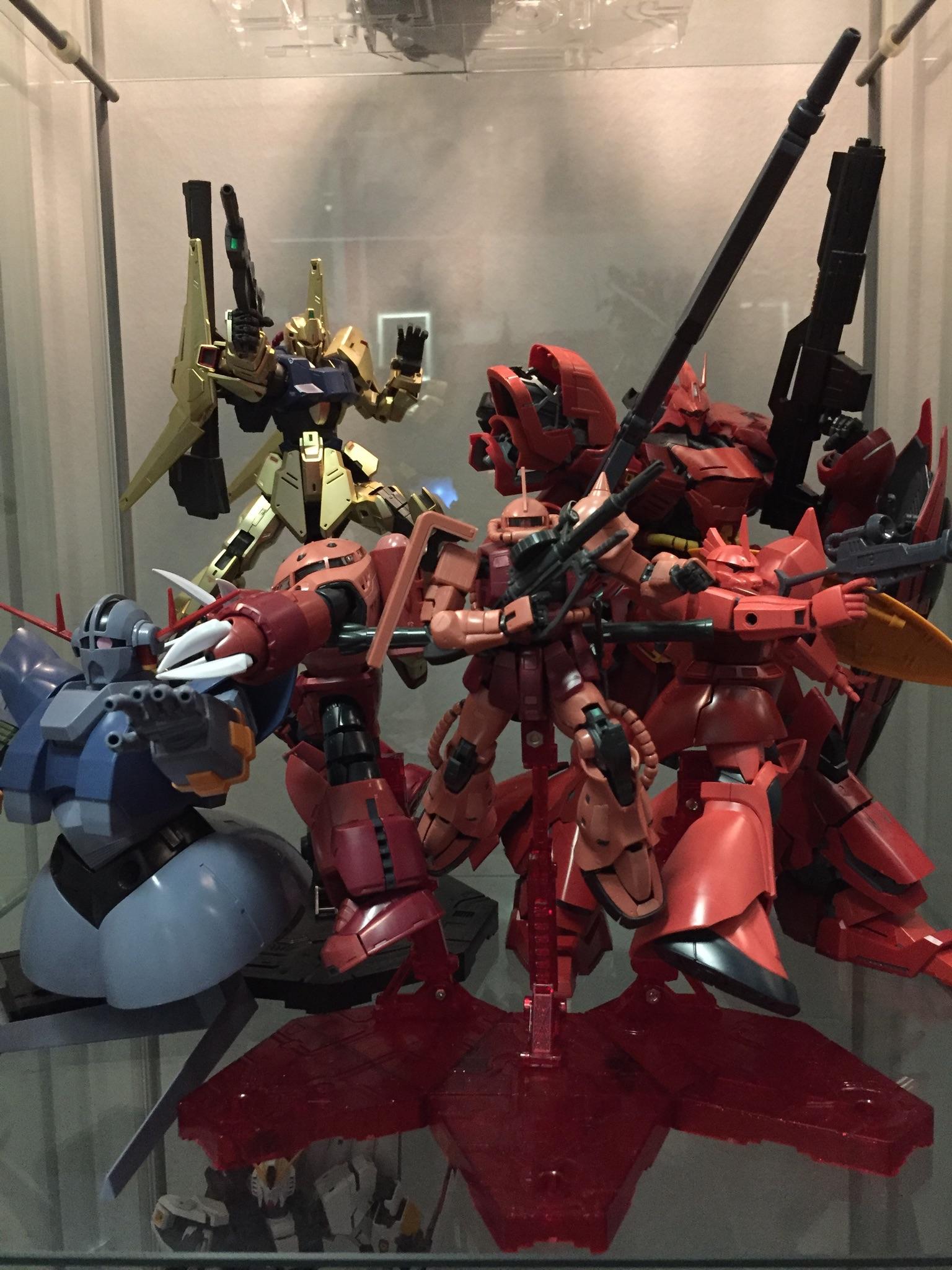 TMW u manage to cram all of Char’s Mobile Suits into one display area