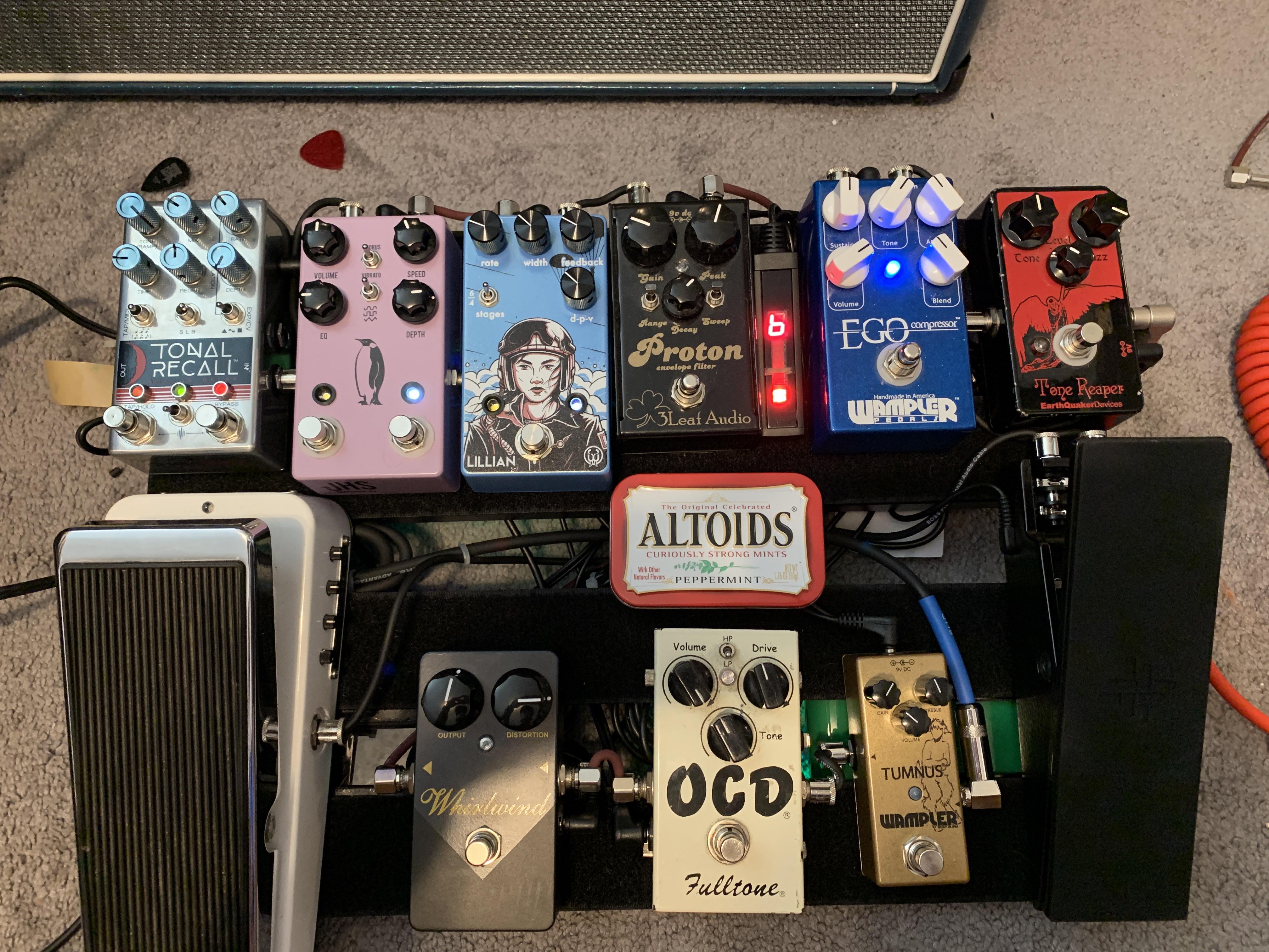 Been collecting pedals for 15 but never had a pedalboard, till now