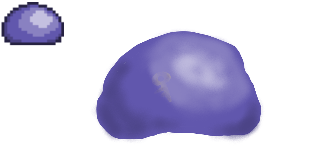 Drawing terraria enemies 25 Dungeon Slime Terraria