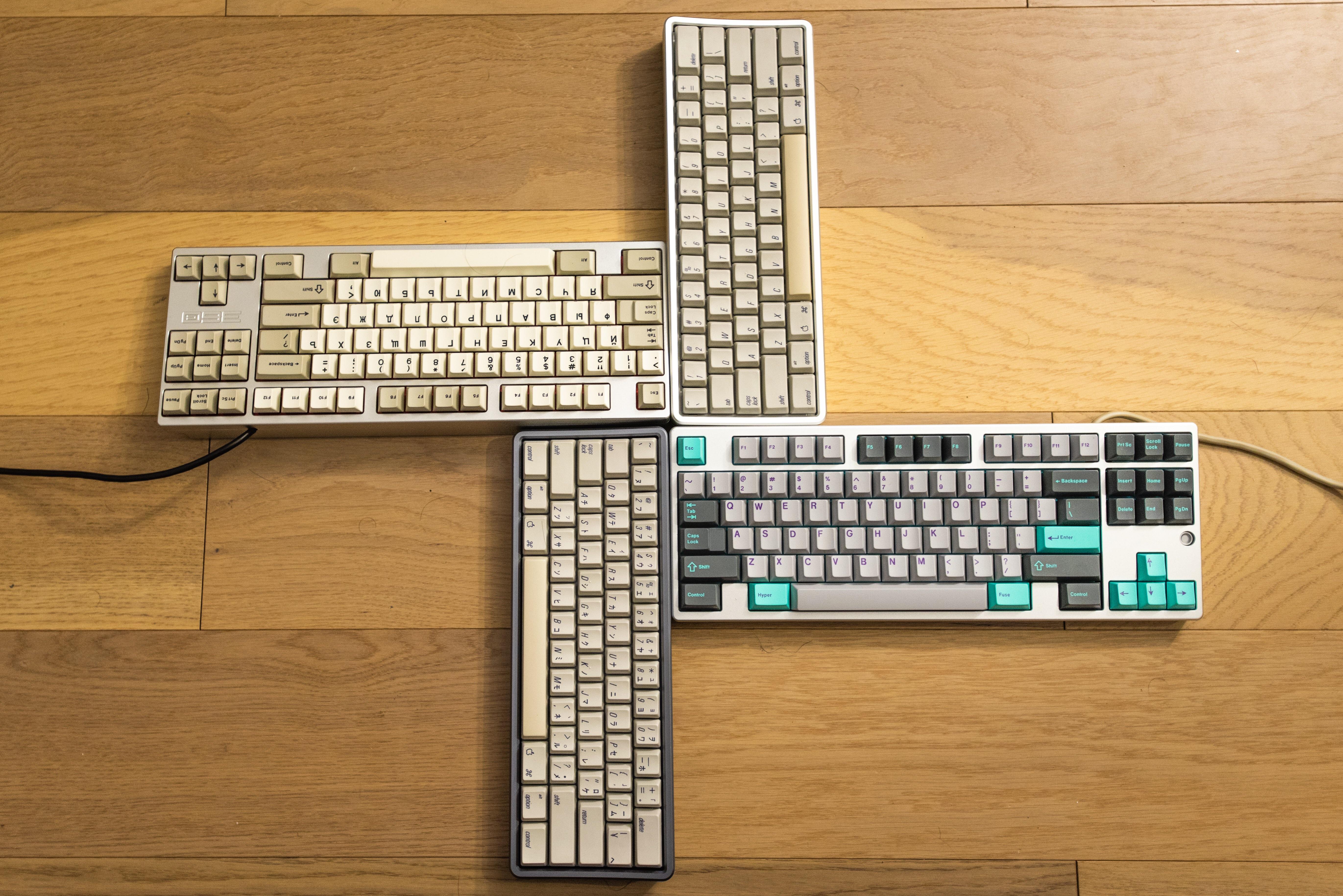 I heard you get more upvotes if your keyboards are arranged like this