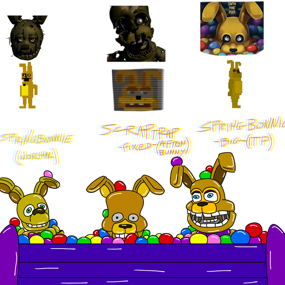 Some Springlock suits (plus their real appearence in the games) : r