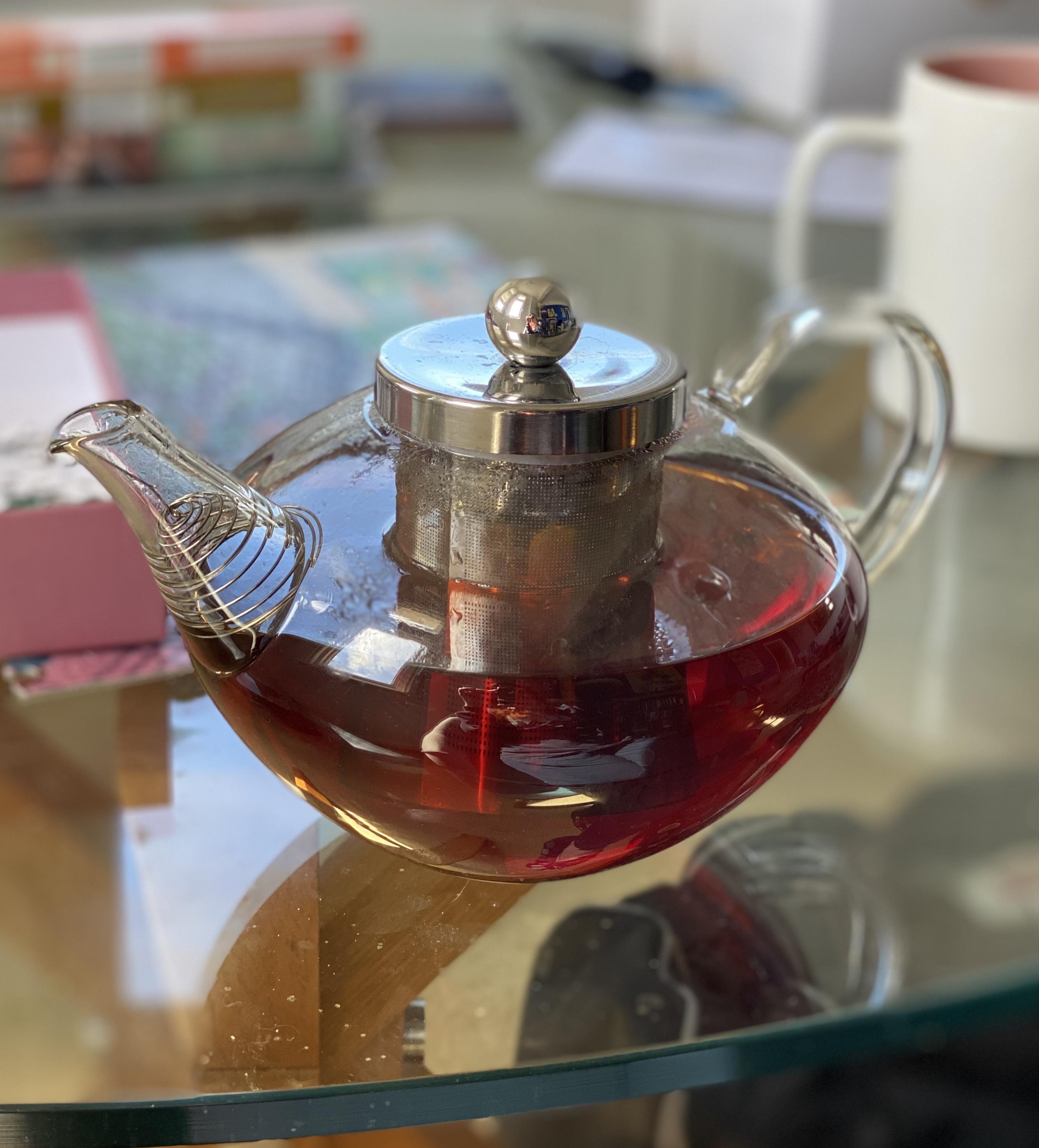 Fortnum and Mason Queen Anne blend in my favourite Whittard’s teapot