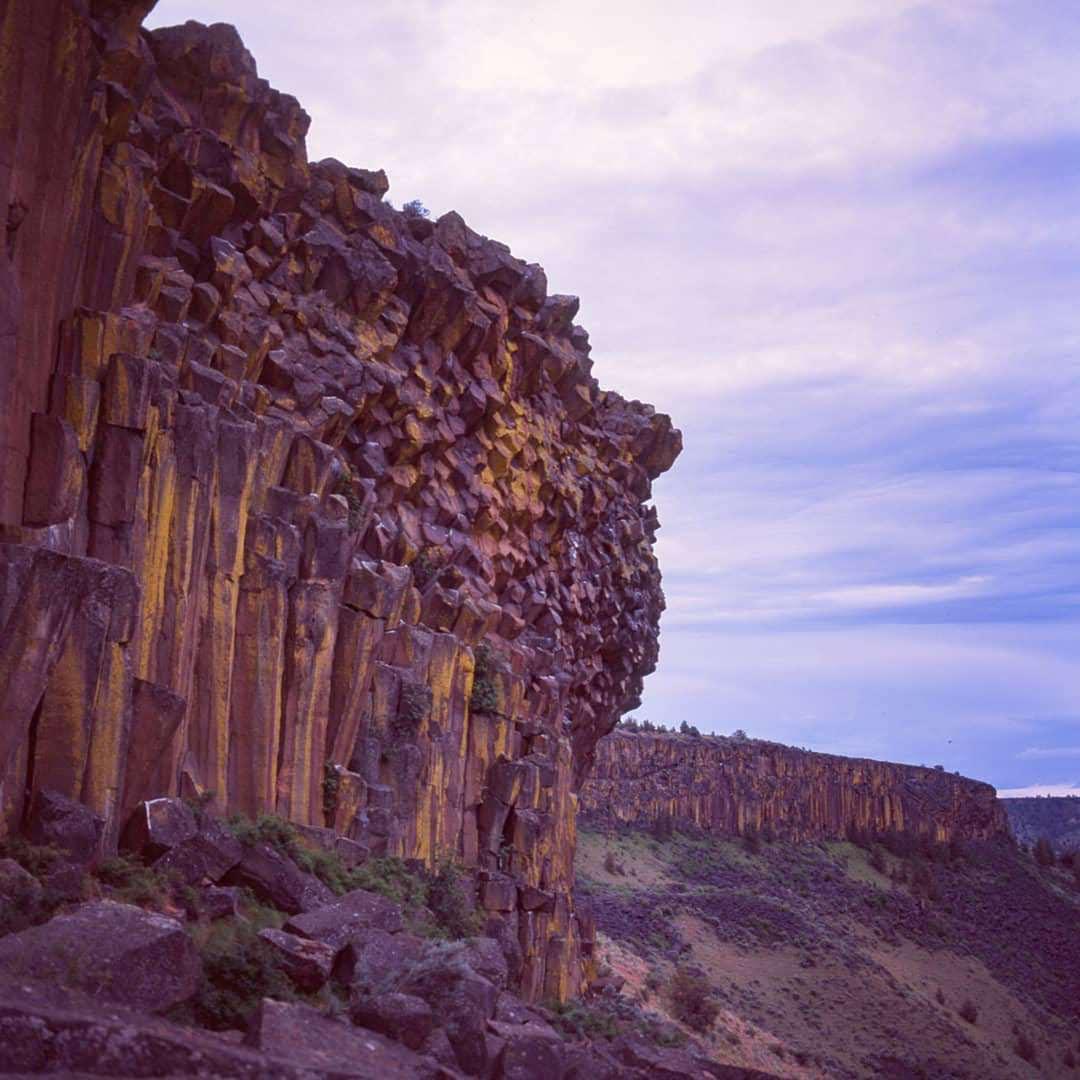 Trout Creek, Oregon on slide film [1080x1080] [OC] r/EarthPorn