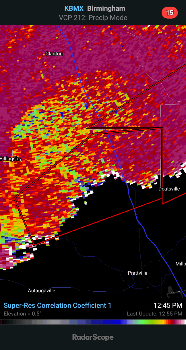 Tornado EMERGENCY for Pine Level AL and Marbury AL until 115 PM CST