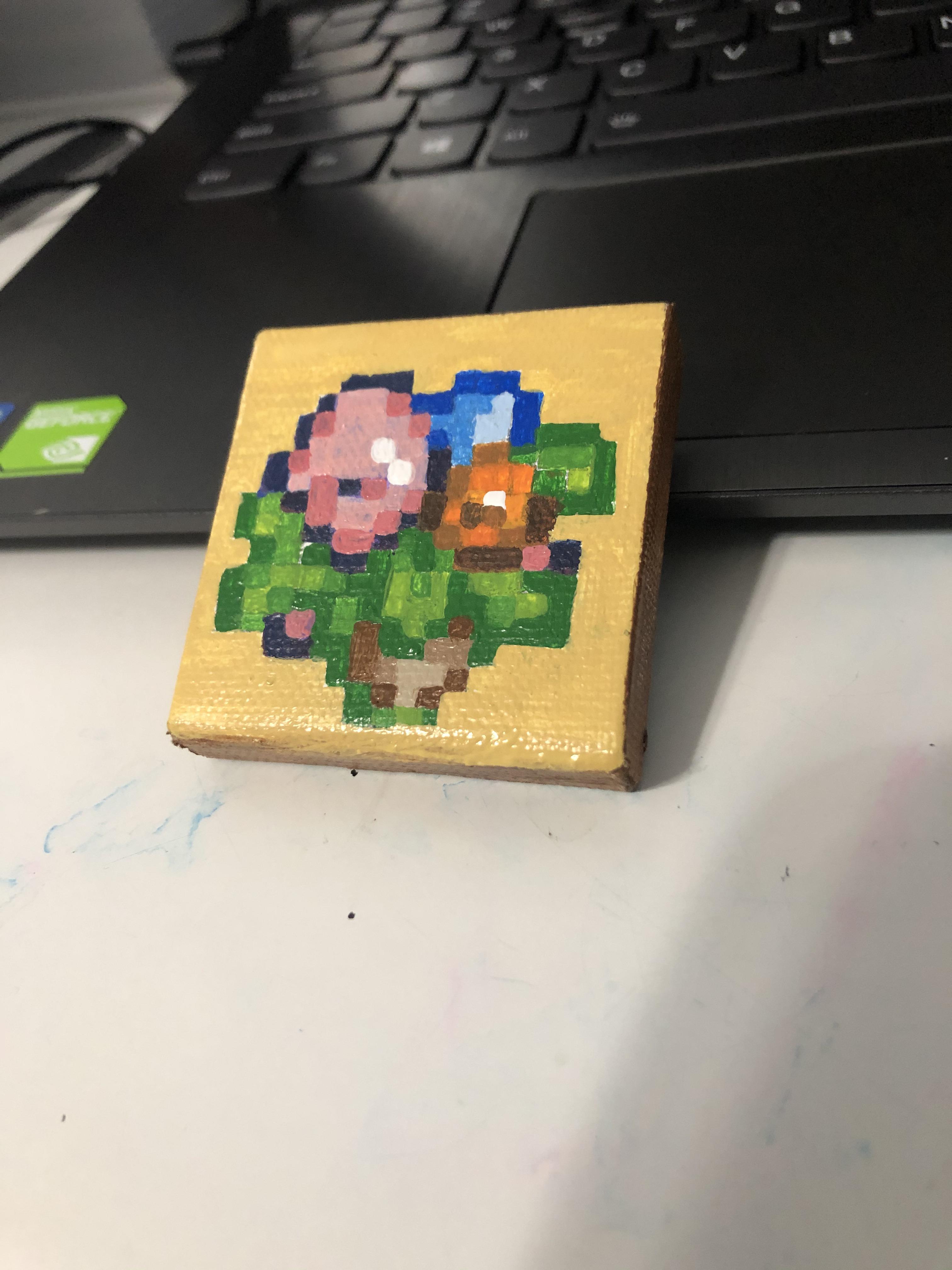 A little bouquet I painted for my boyfriend ) we both love Stardew