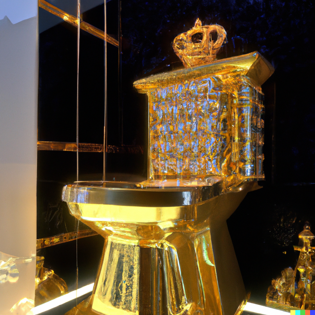 the royal toilet throne r/dalle2