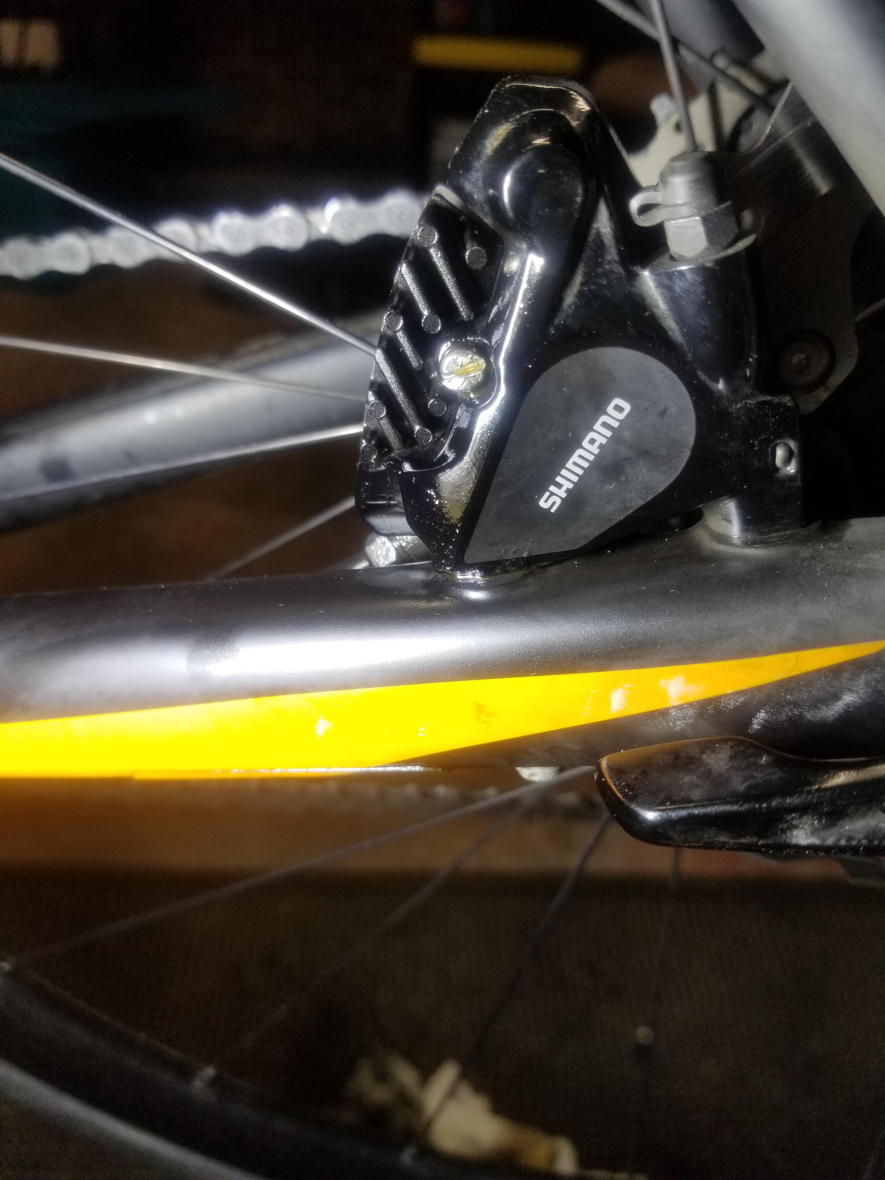 Disc brake pad screw seized. Now what? r/bikewrench