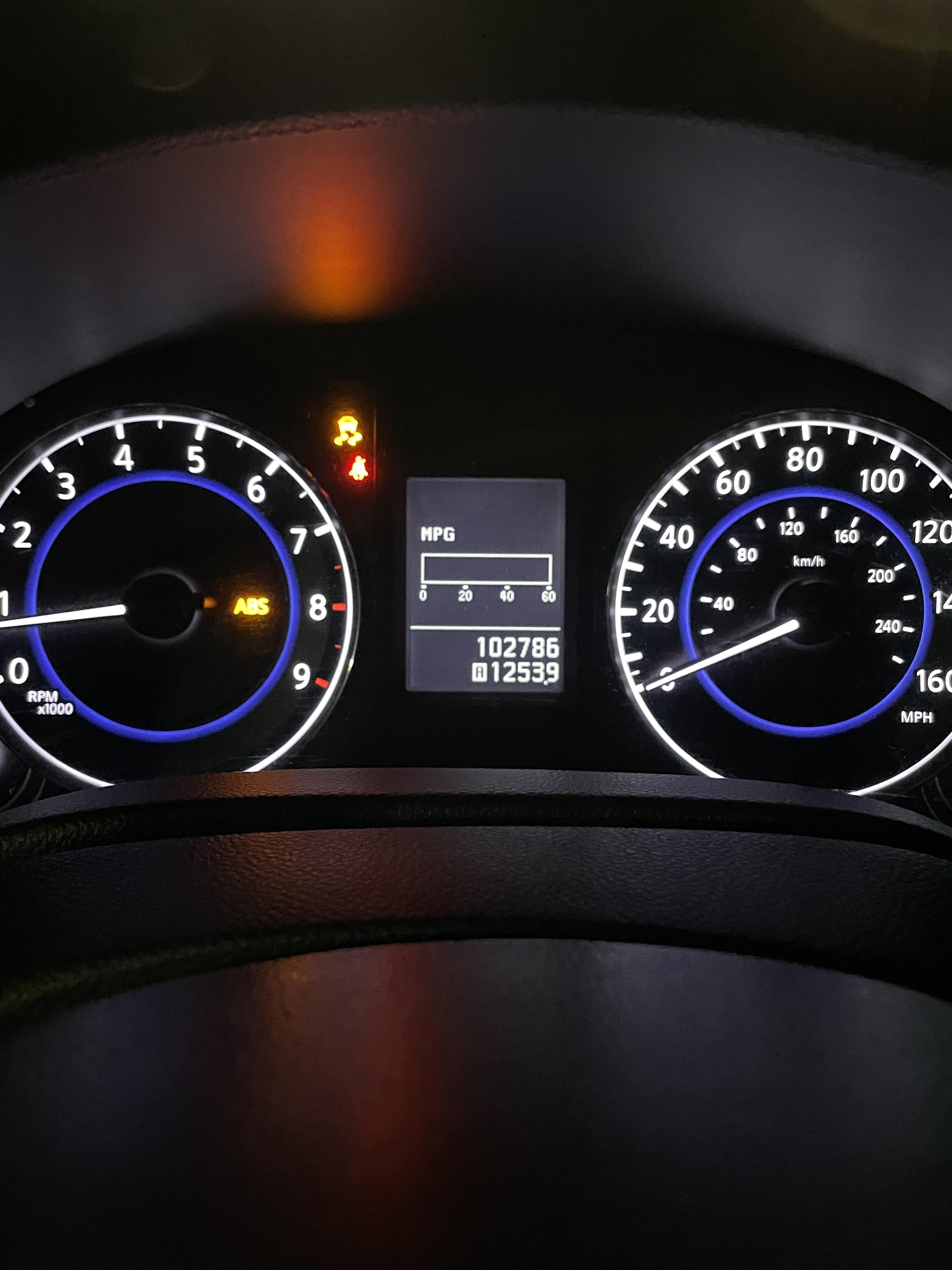 ABS and traction control lights coming on when i press the brakes. Rear