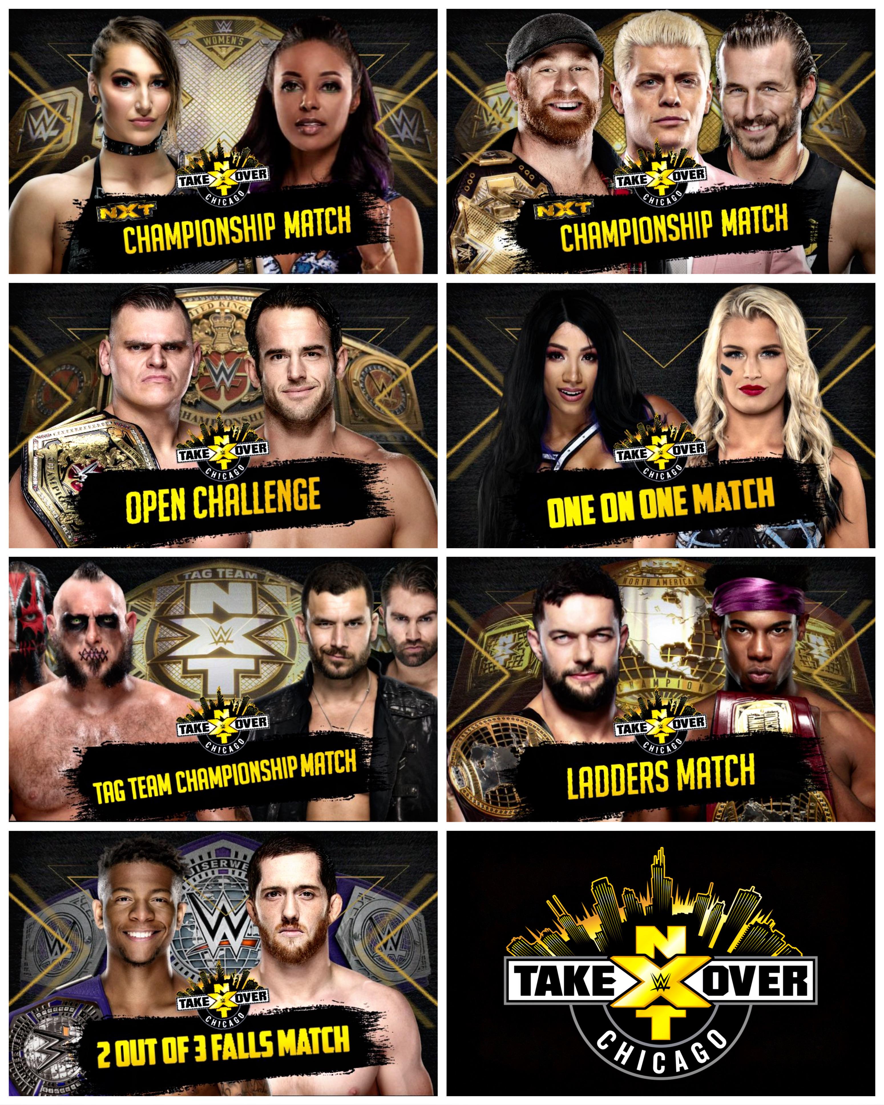 NXT Takeover Chicago Card WWEGames