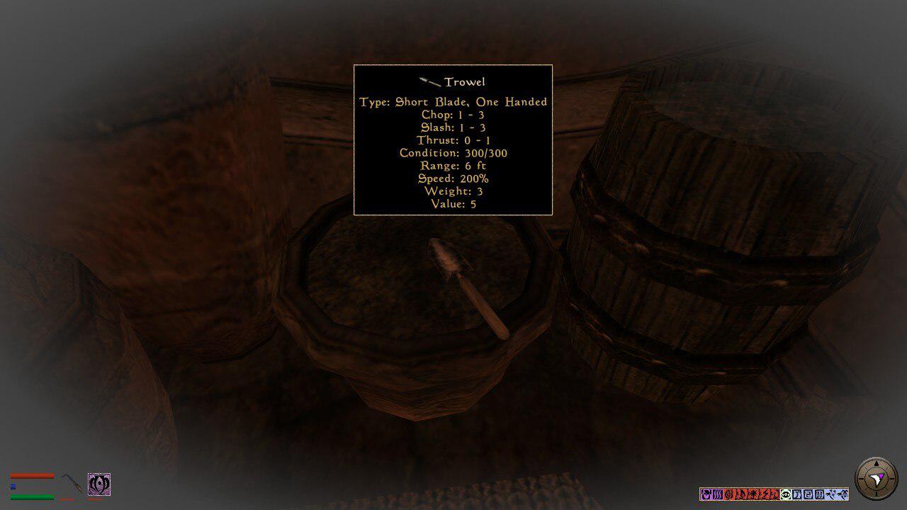 Simple mod idea change the sneak box to shadowy border r/Morrowind