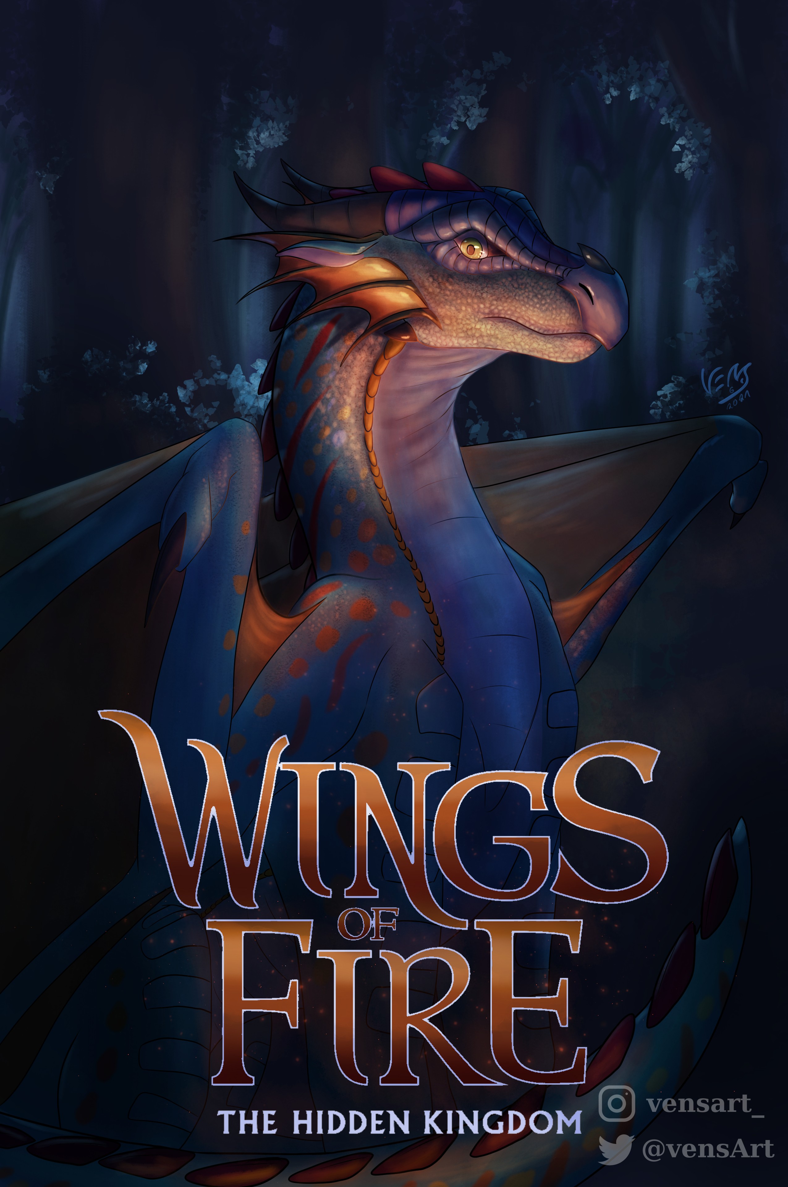Finishing the first arc of my reimagined Wings of Fire covers with The