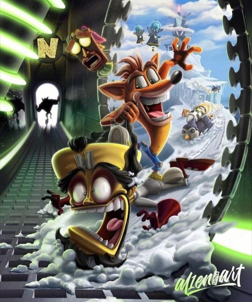 Crash Bandicoot Twinsanity Concept Art