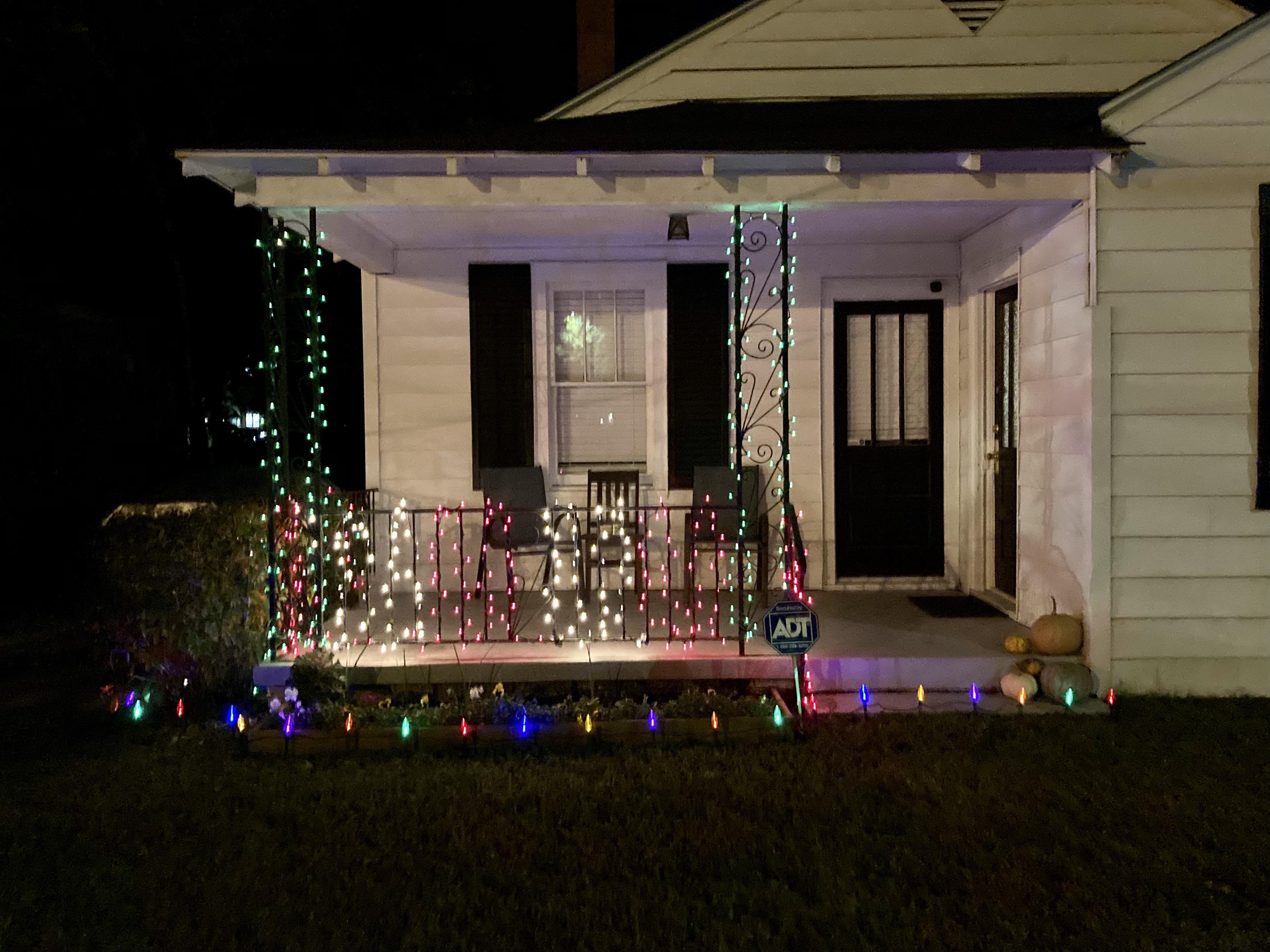 First time putting up lights on our rental home. I would love