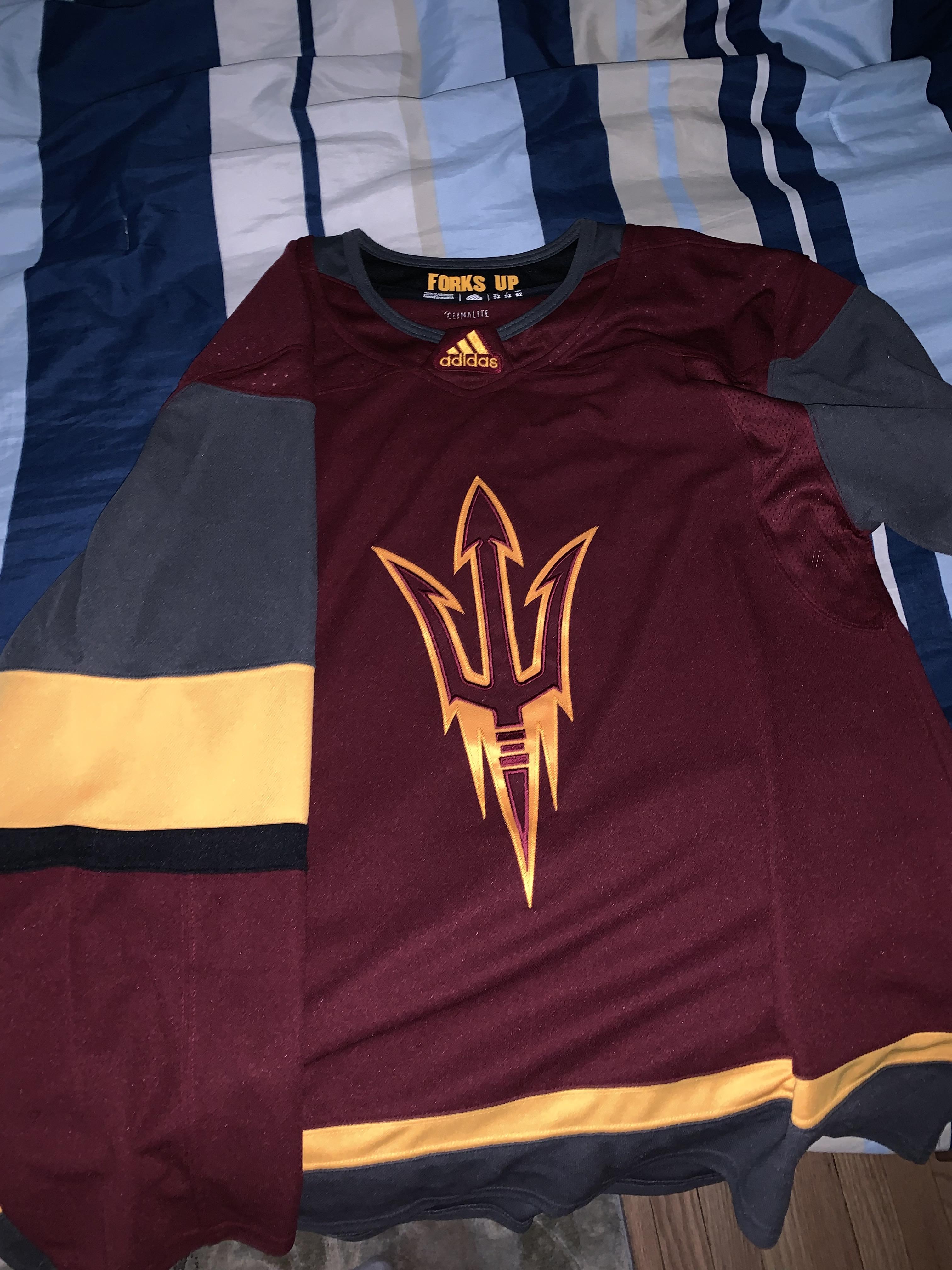 My ASU Sun Devils jersey came in today! Already in love! r/hockeyjerseys