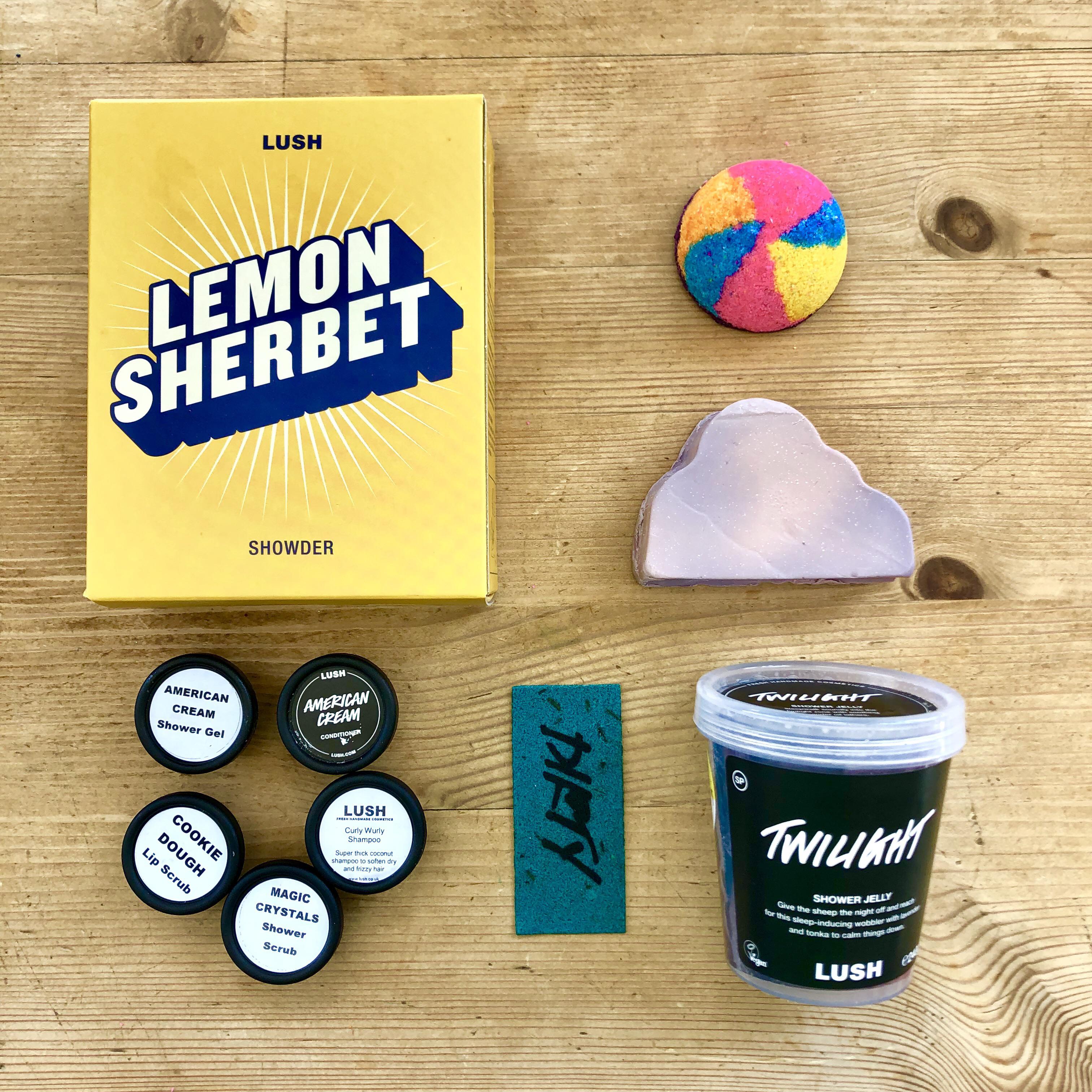 I’ve been excitedly waiting for this delivery all weekend! Lush were