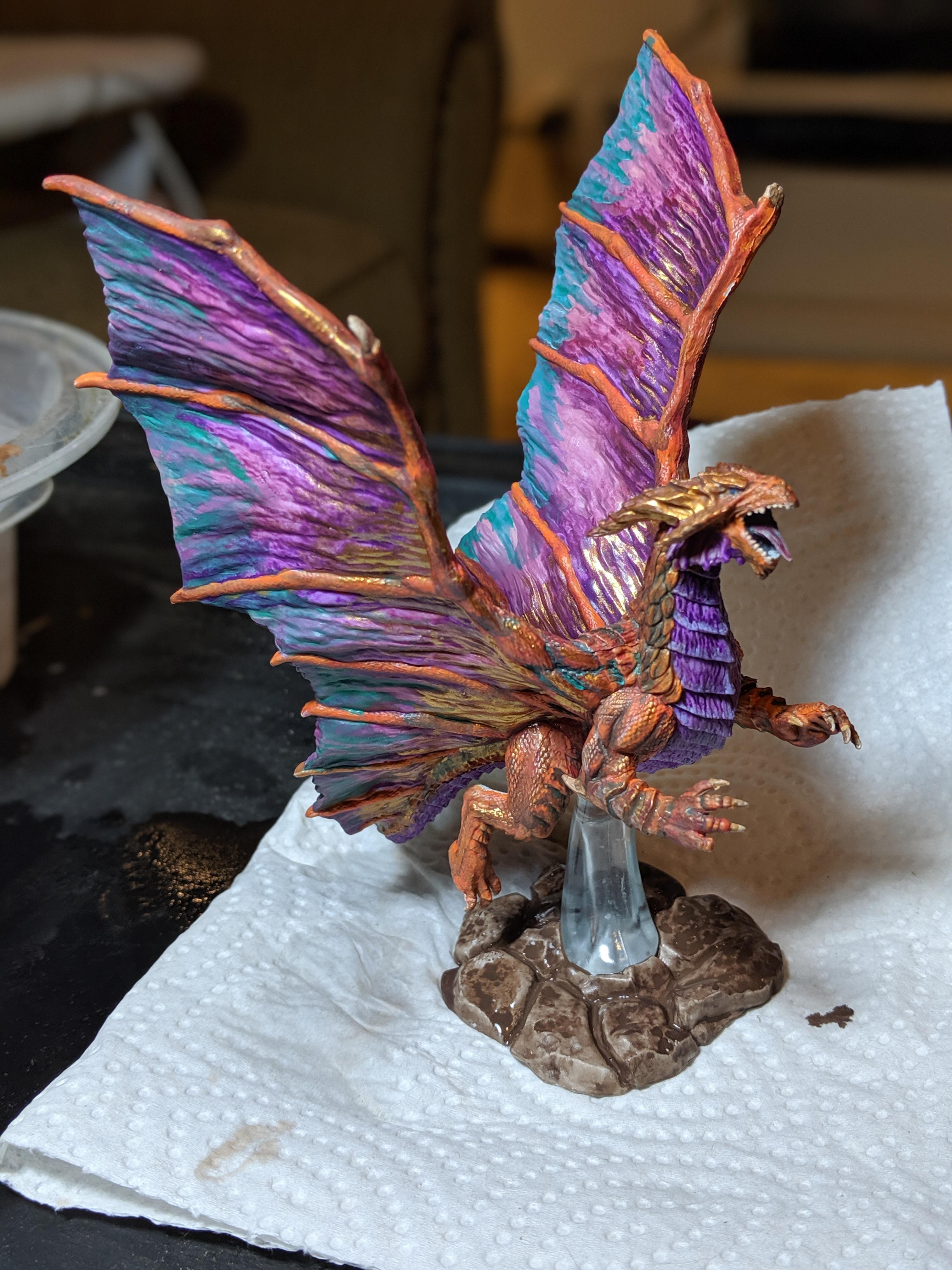 I finished my copper dragon after asking here about the horns. Onto the