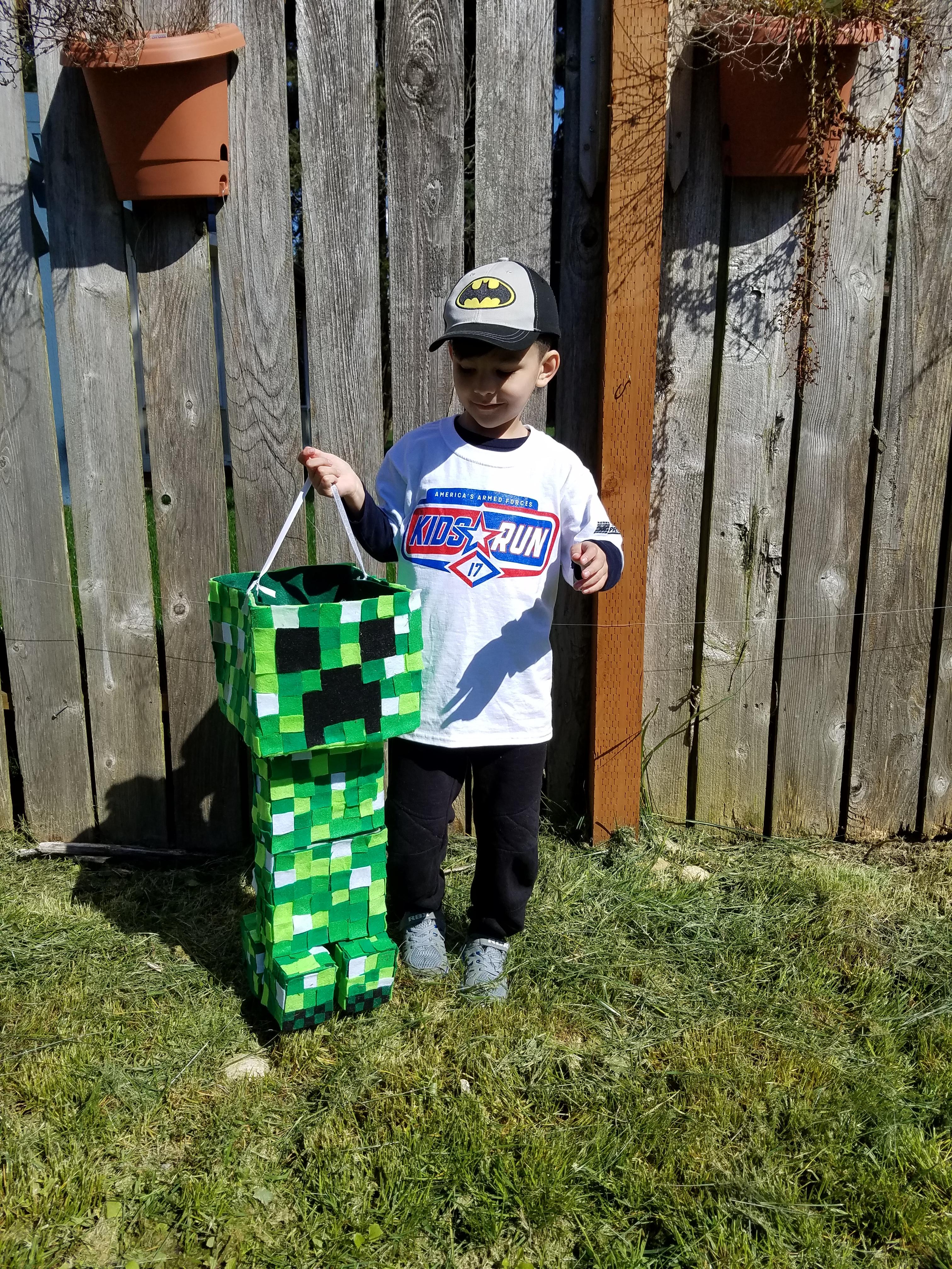 Minecraft Easter Basket