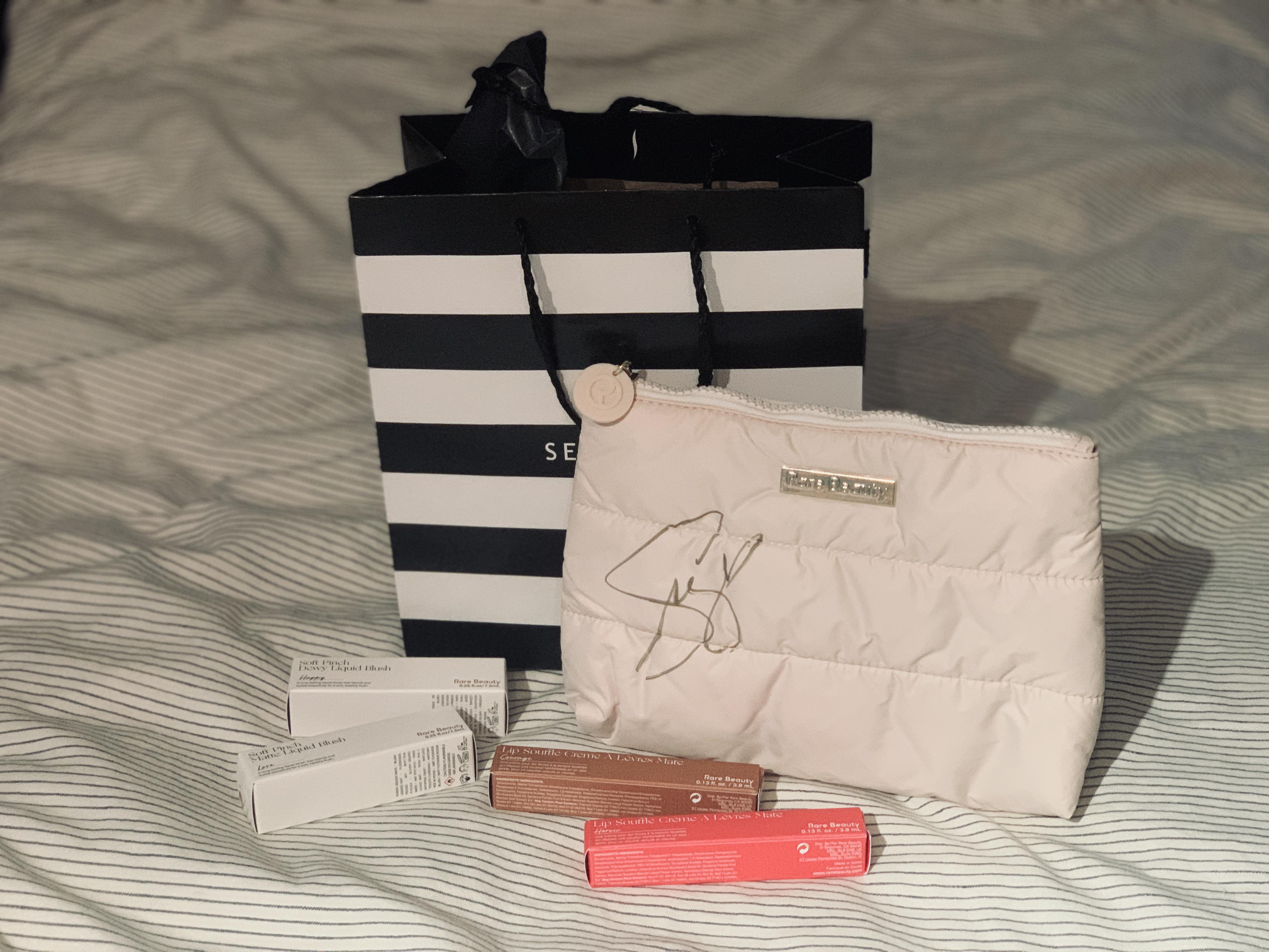 Rare Beauty MiniHaul with InStore Autographed Makeup Bag GWP! r/Sephora