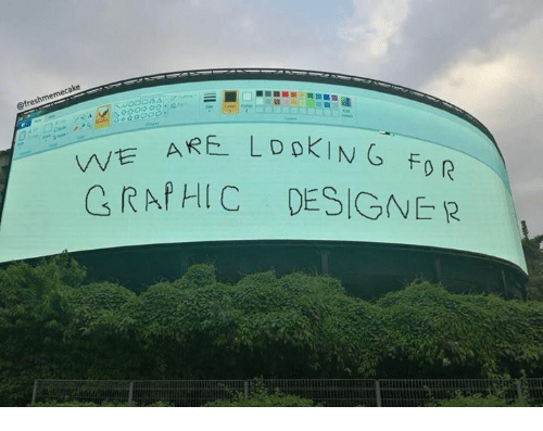 They need a graphic designer, obviously DesignPorn