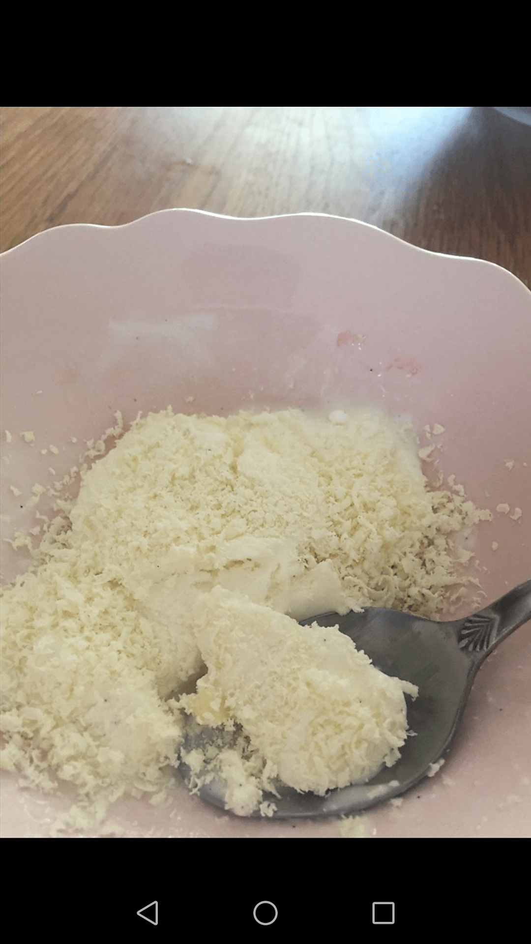my friend just sent me a picture of parmesan and ice cream, should i be