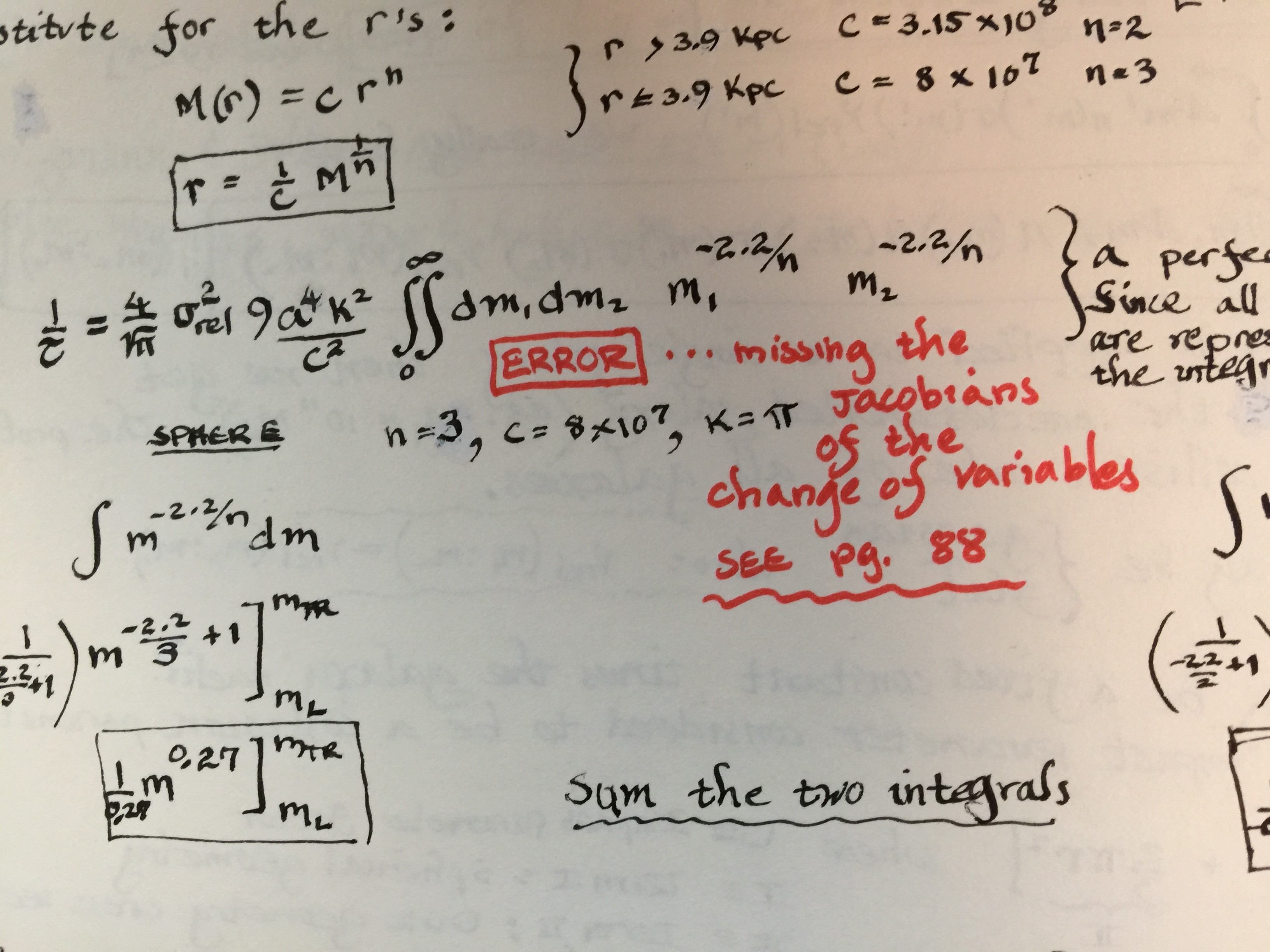 More fountain pen math...a page out of Neil deGrasse Tyson's college