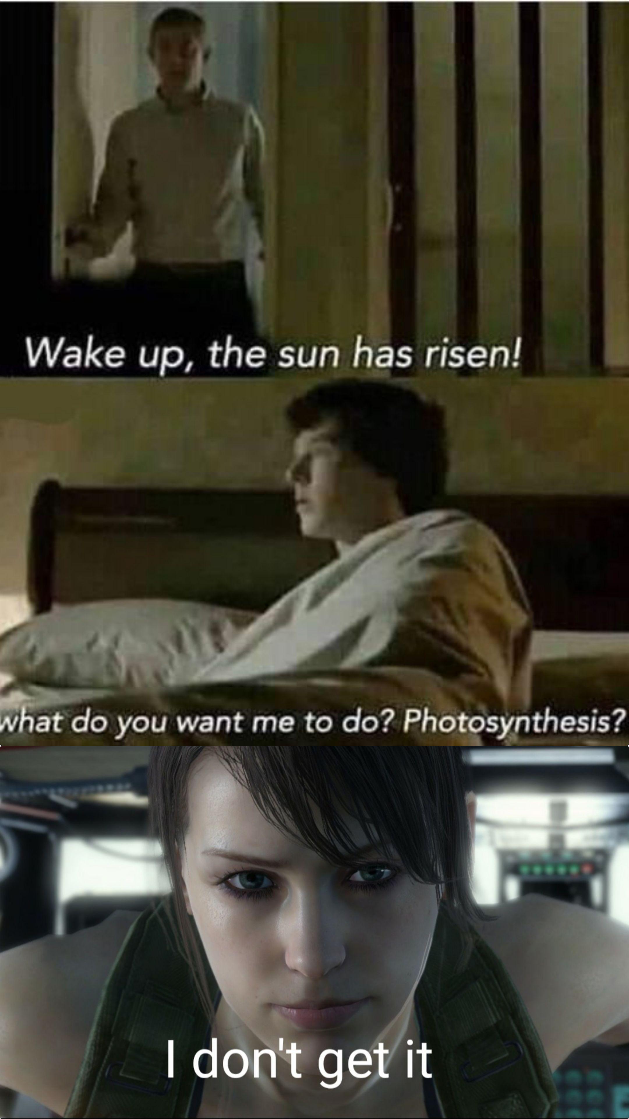 Finally Sunday! Here's a meme about Metal Gear Solid! I know I could