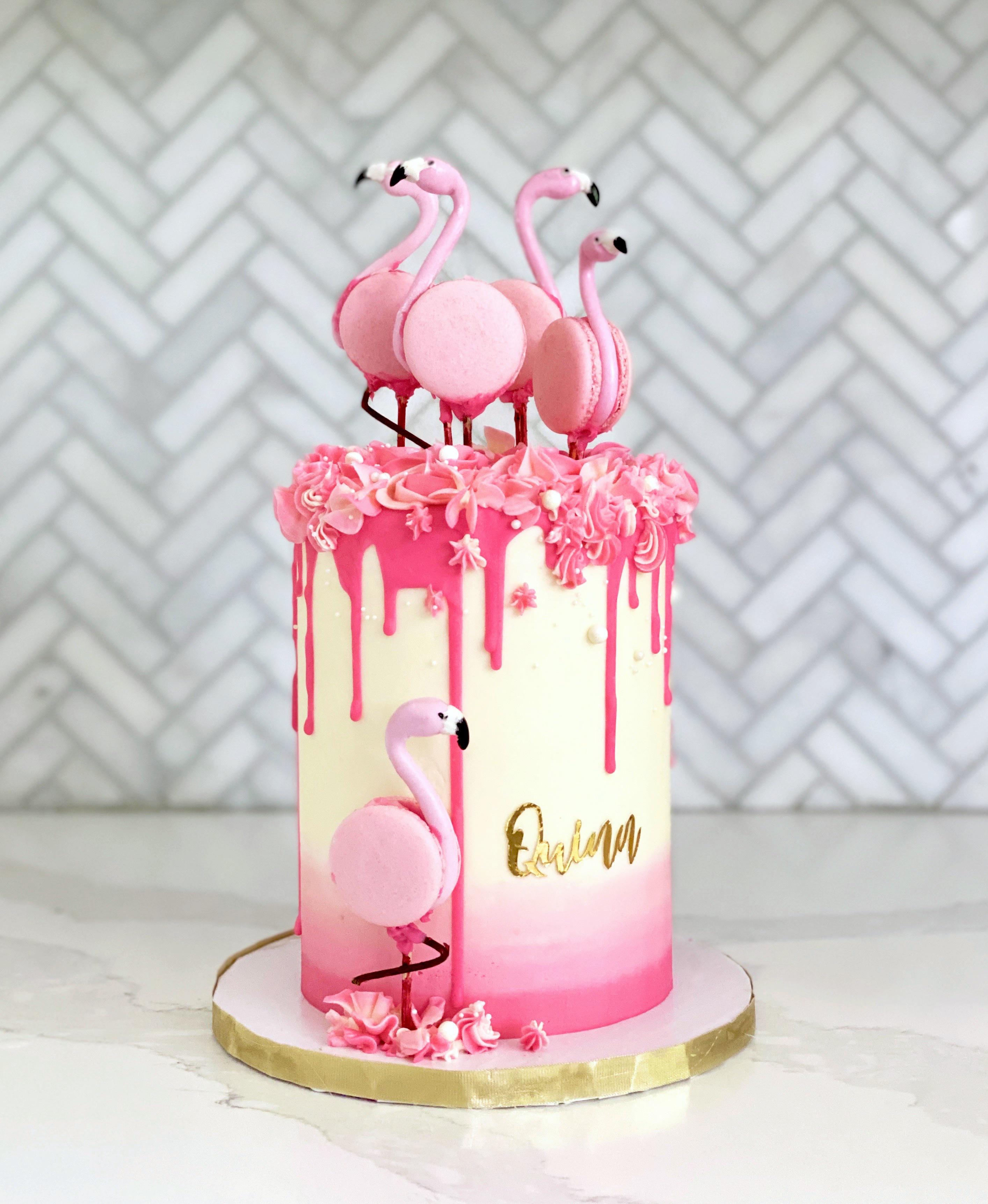 Flamingo cake r/cakedecorating