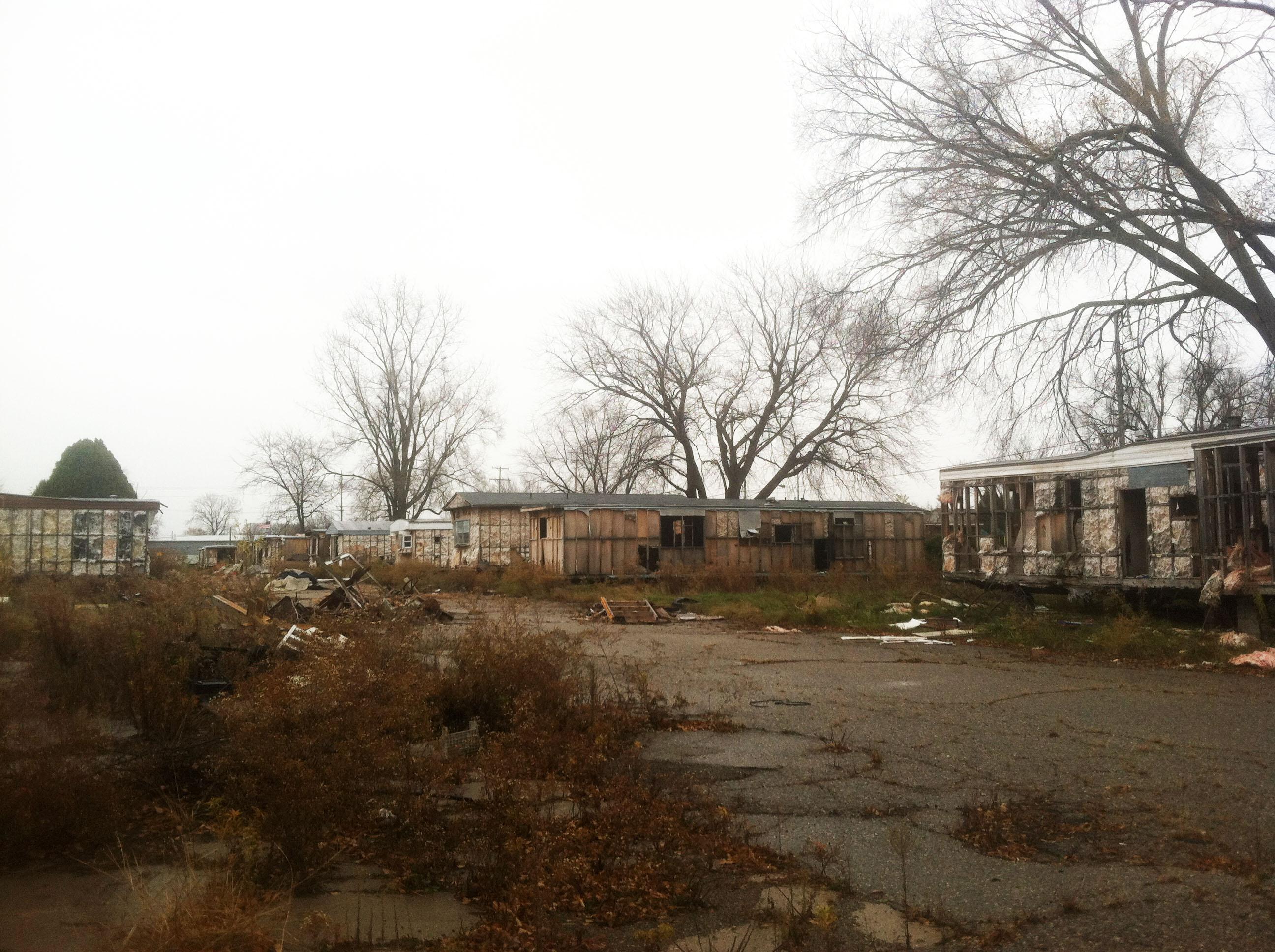 A Mobile Home Park in Flint, Michigan r/UrbanHell