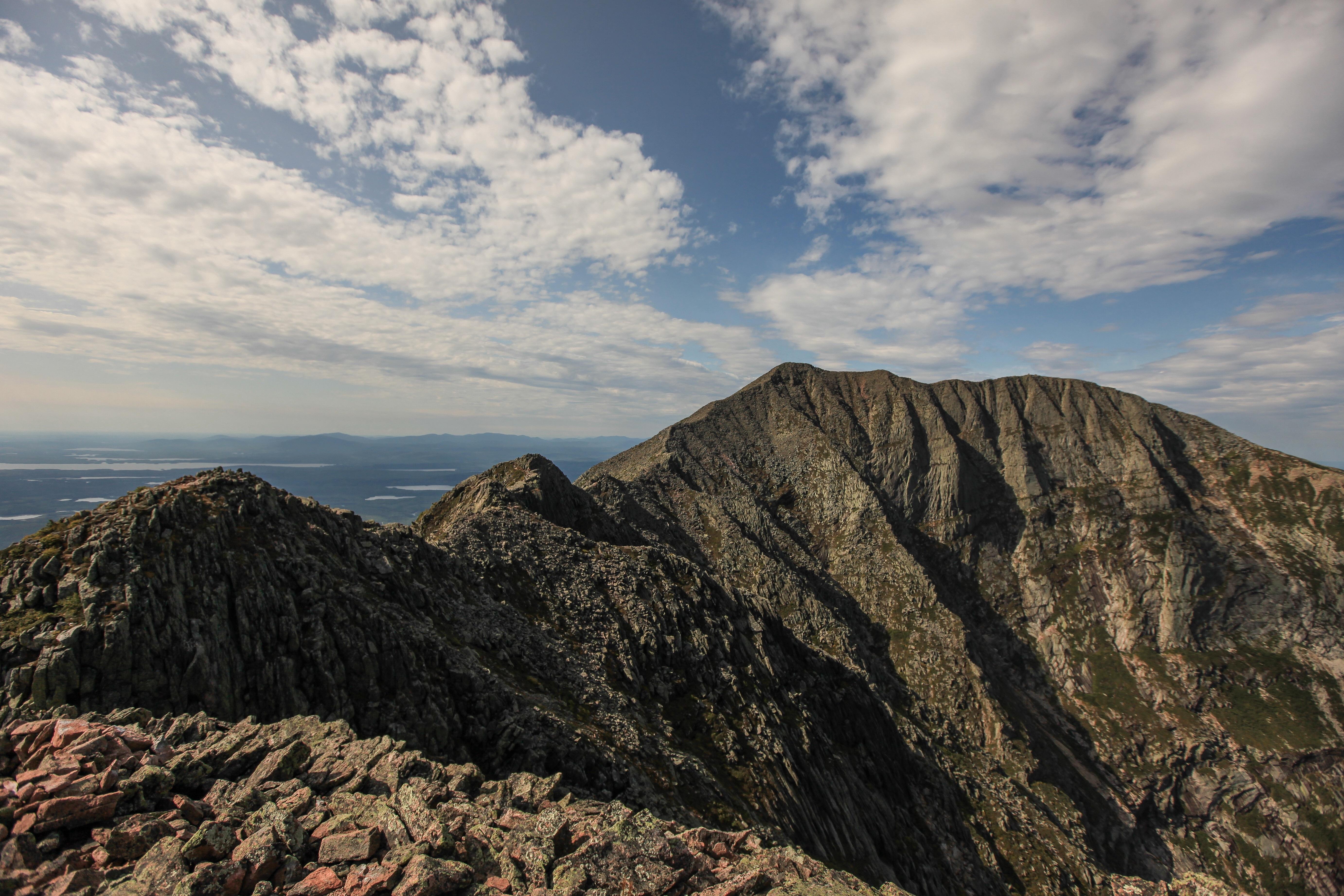 The Knife Edge trail on Mount Katahdin, my first mountain climbing