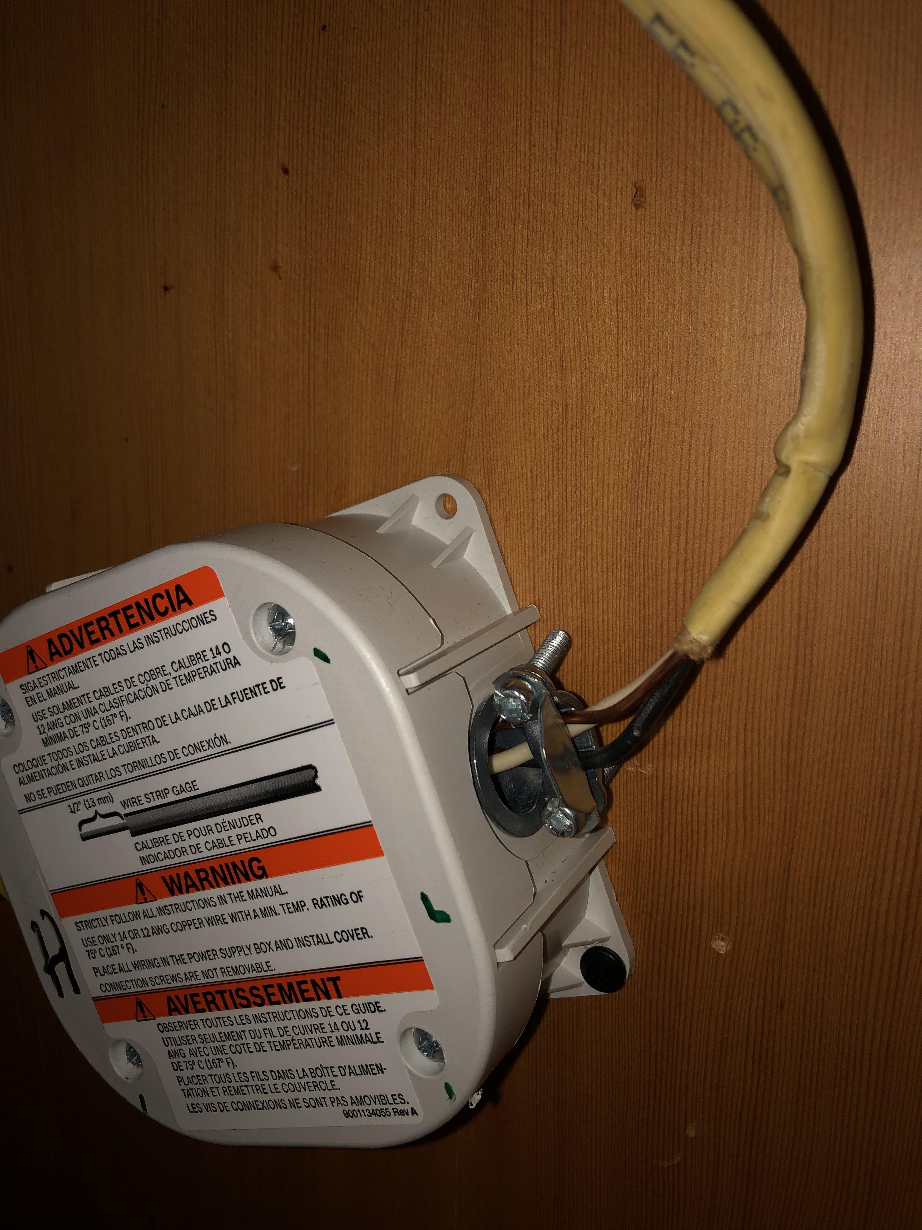 Should these wires be outside this box? Had a shady dishwasher installation from Home Depot with