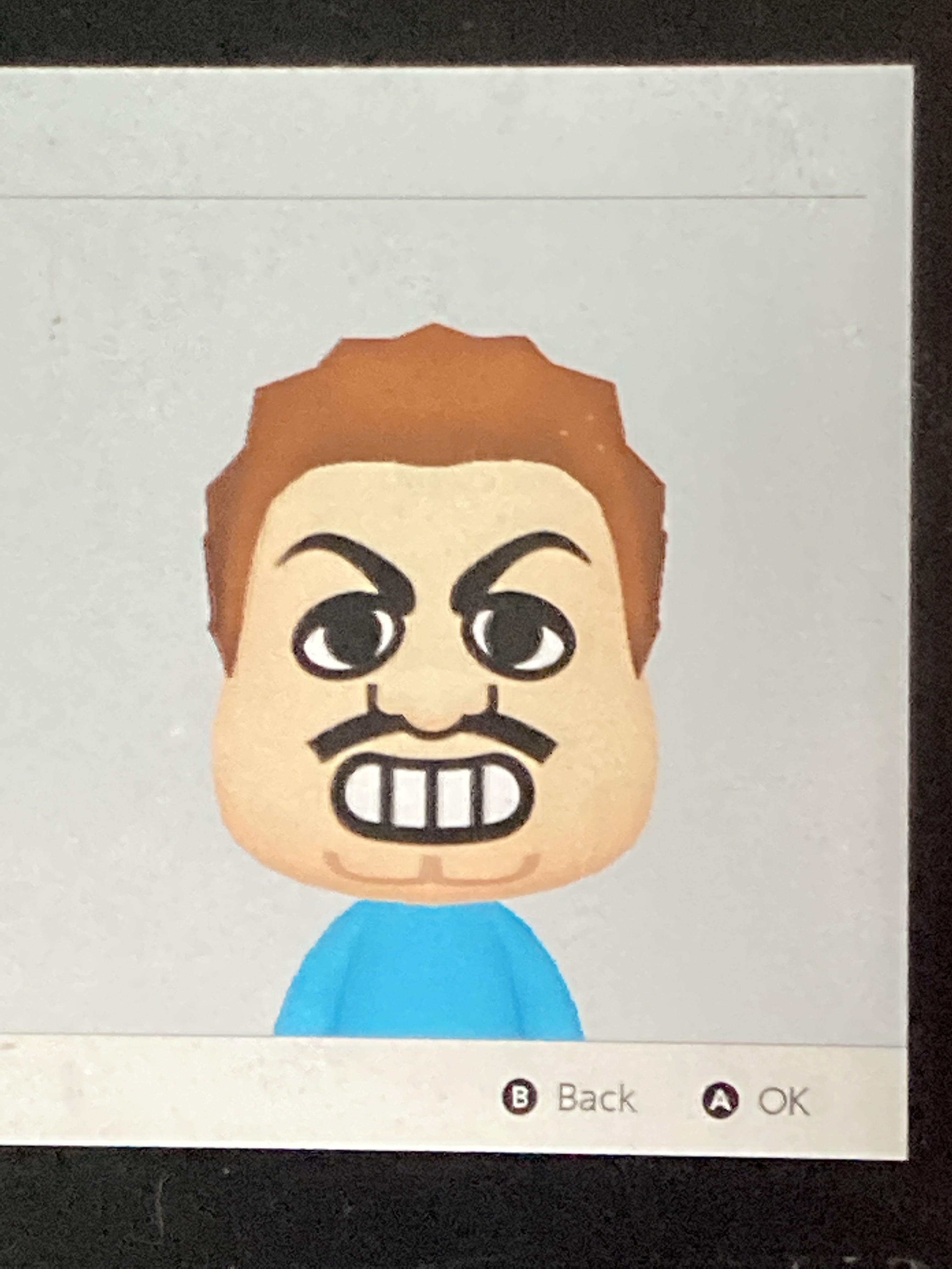 a mii i made of wario Wario