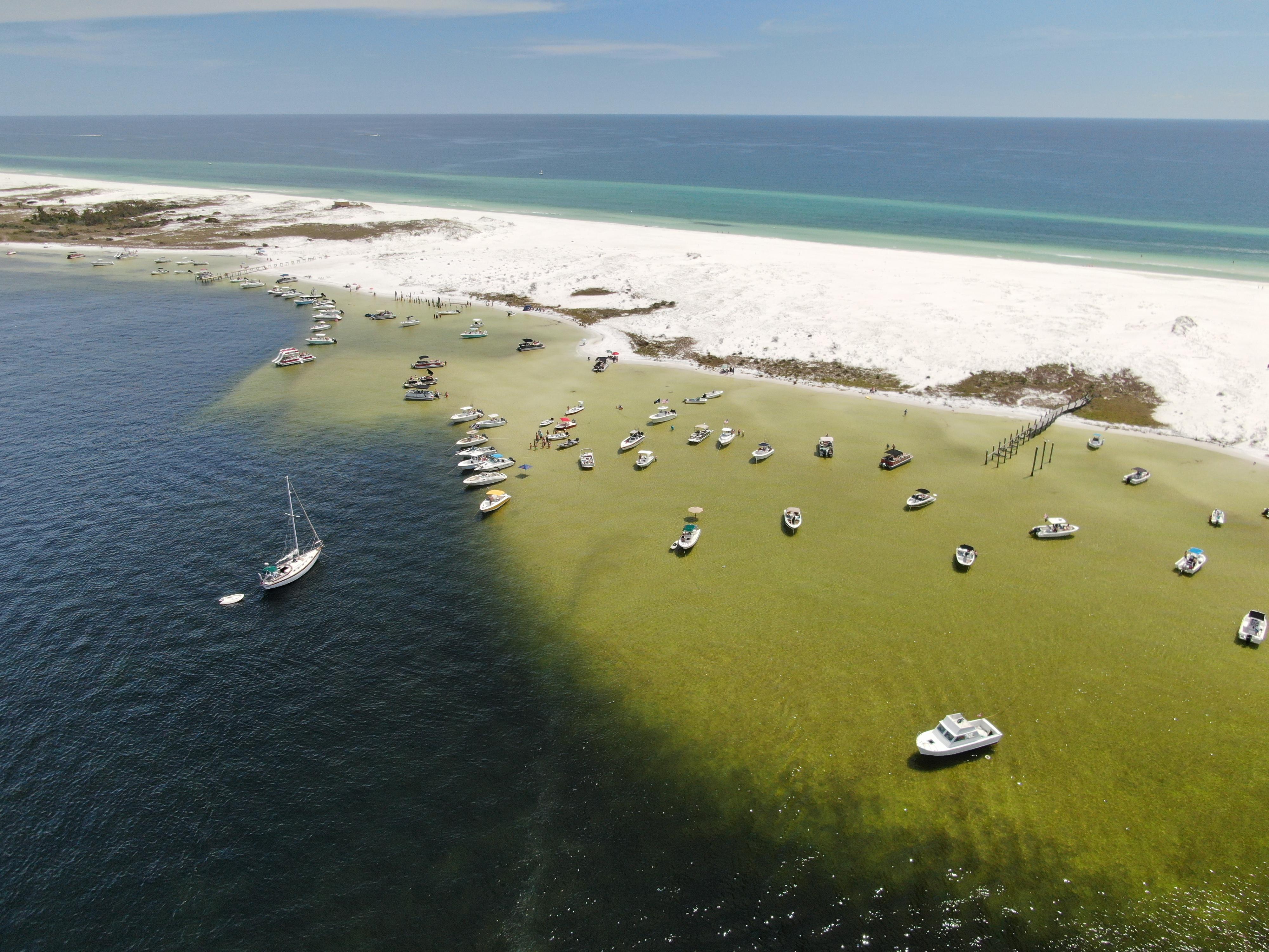 Shell Island Panama City drones