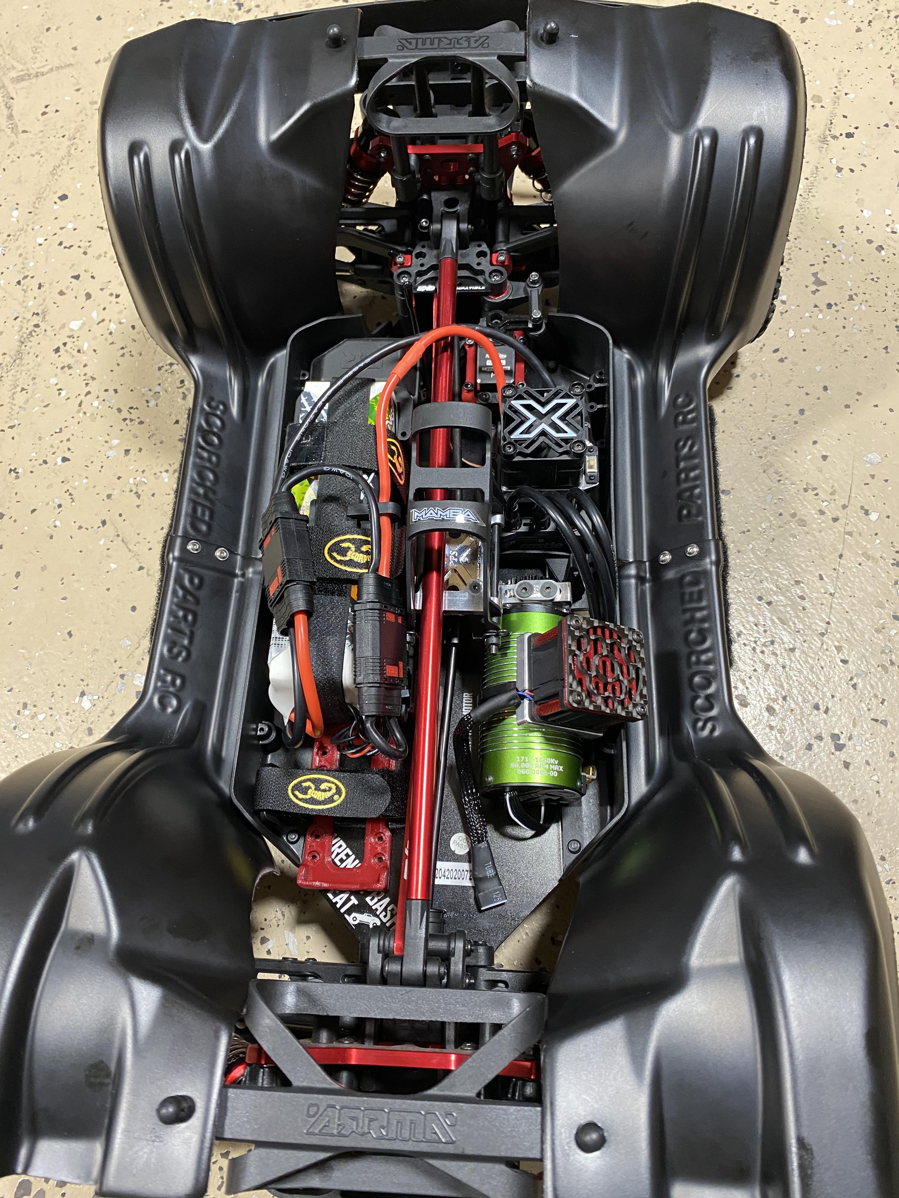 Scorched RC Mojave inner fenders installed. r/rccars