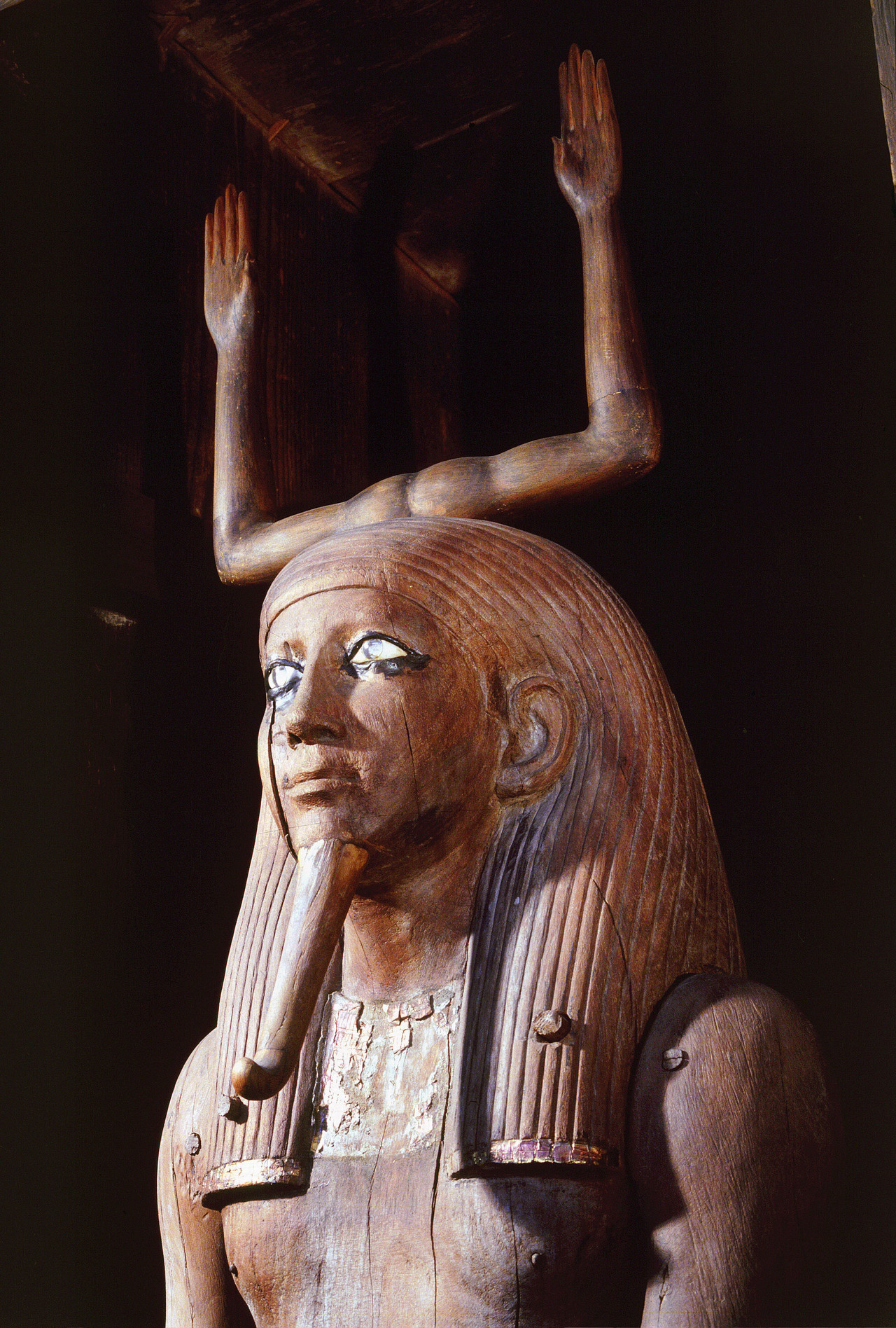 Ka statue of king Hor, ca. 1777 BC, from north of the pyramid complex