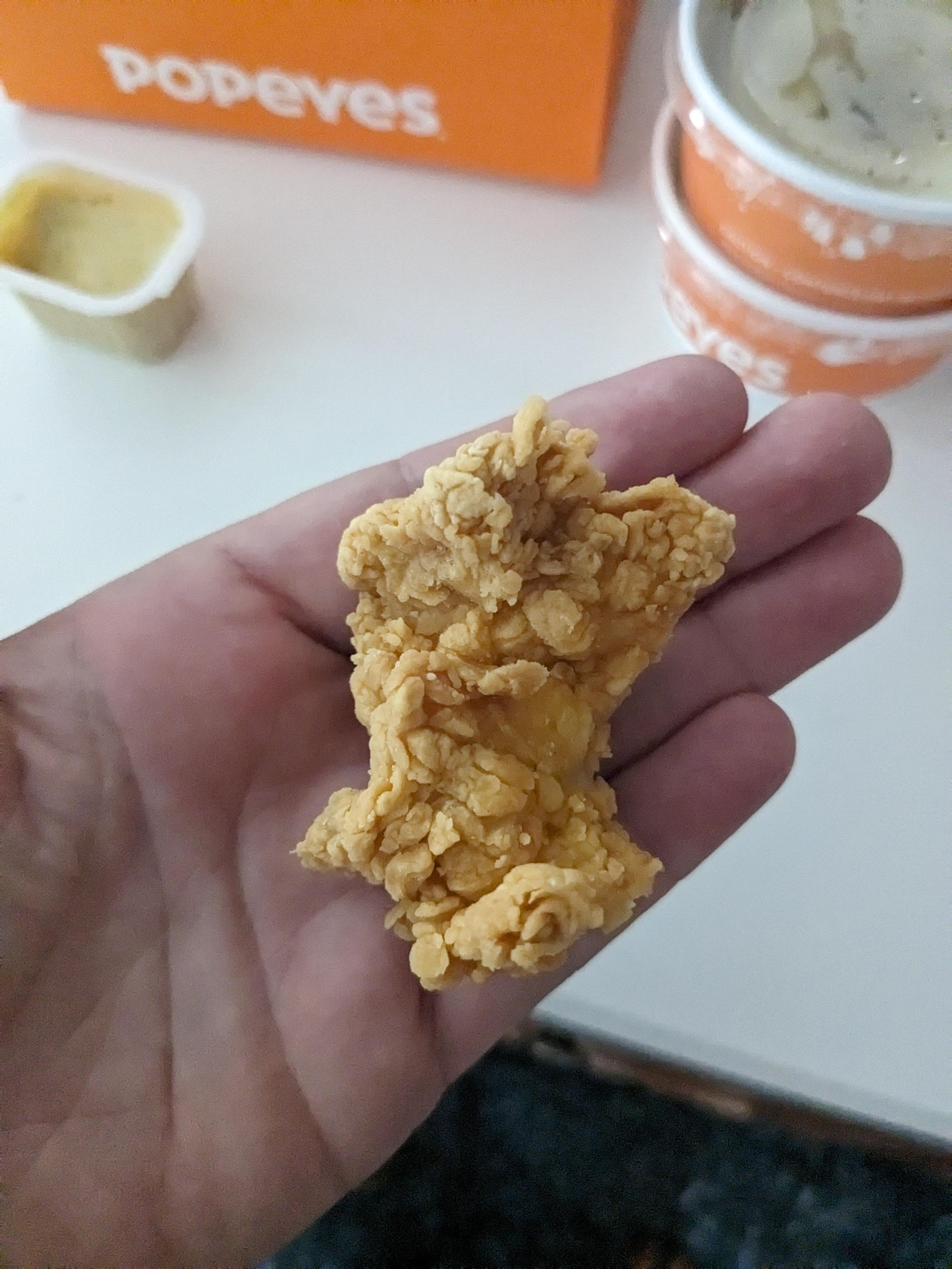 Popeye's chicken tender r/shrinkflation
