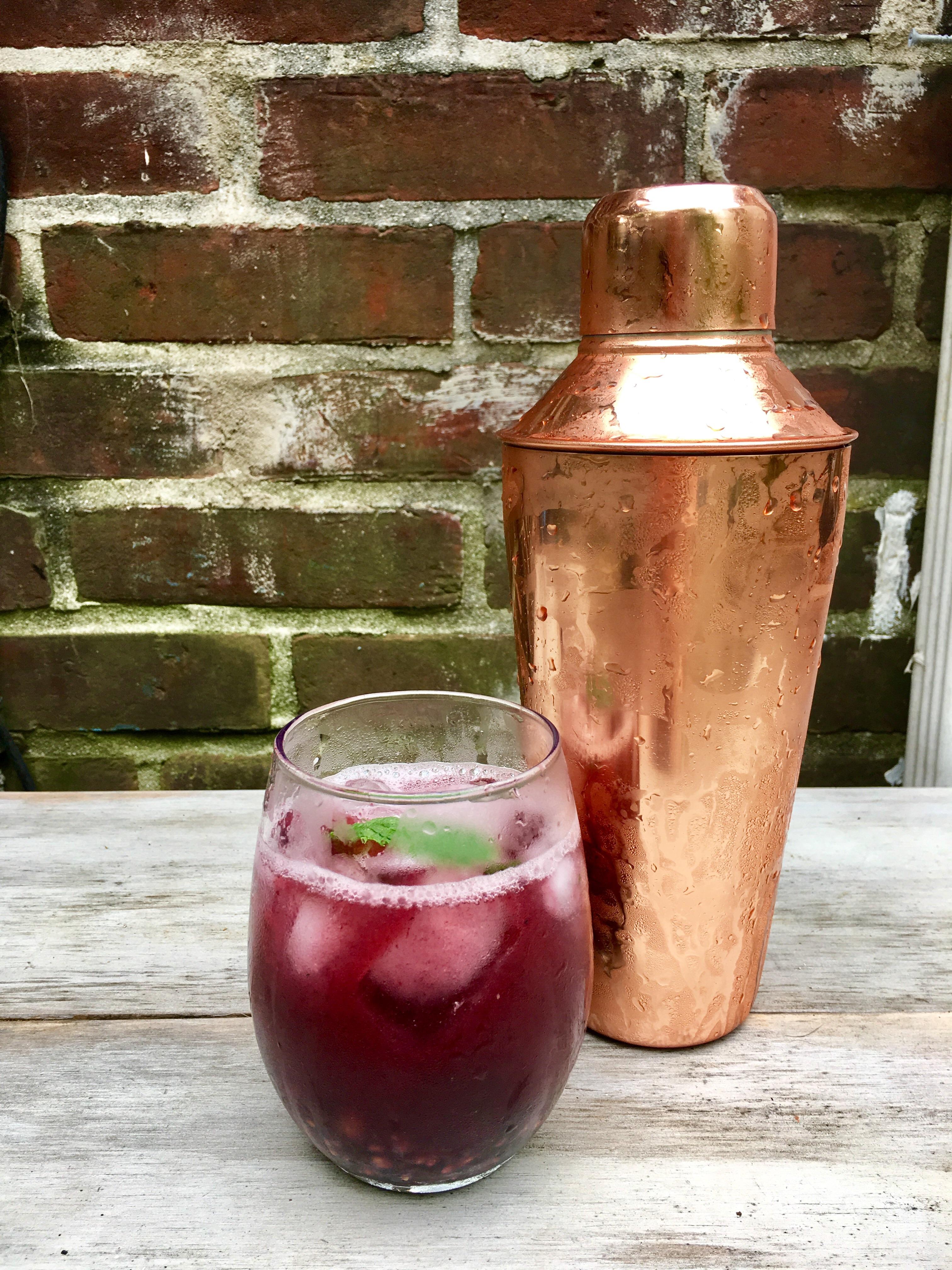You all inspired me Blackberry Gin Smash r/cocktails