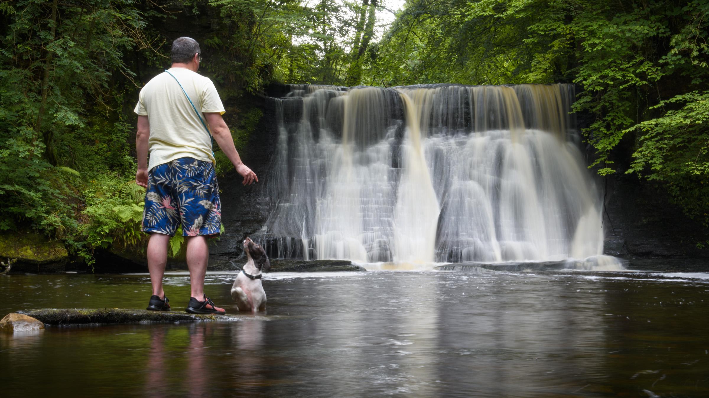 Castle Falls Calderglen, East Kilbride r/Scotland