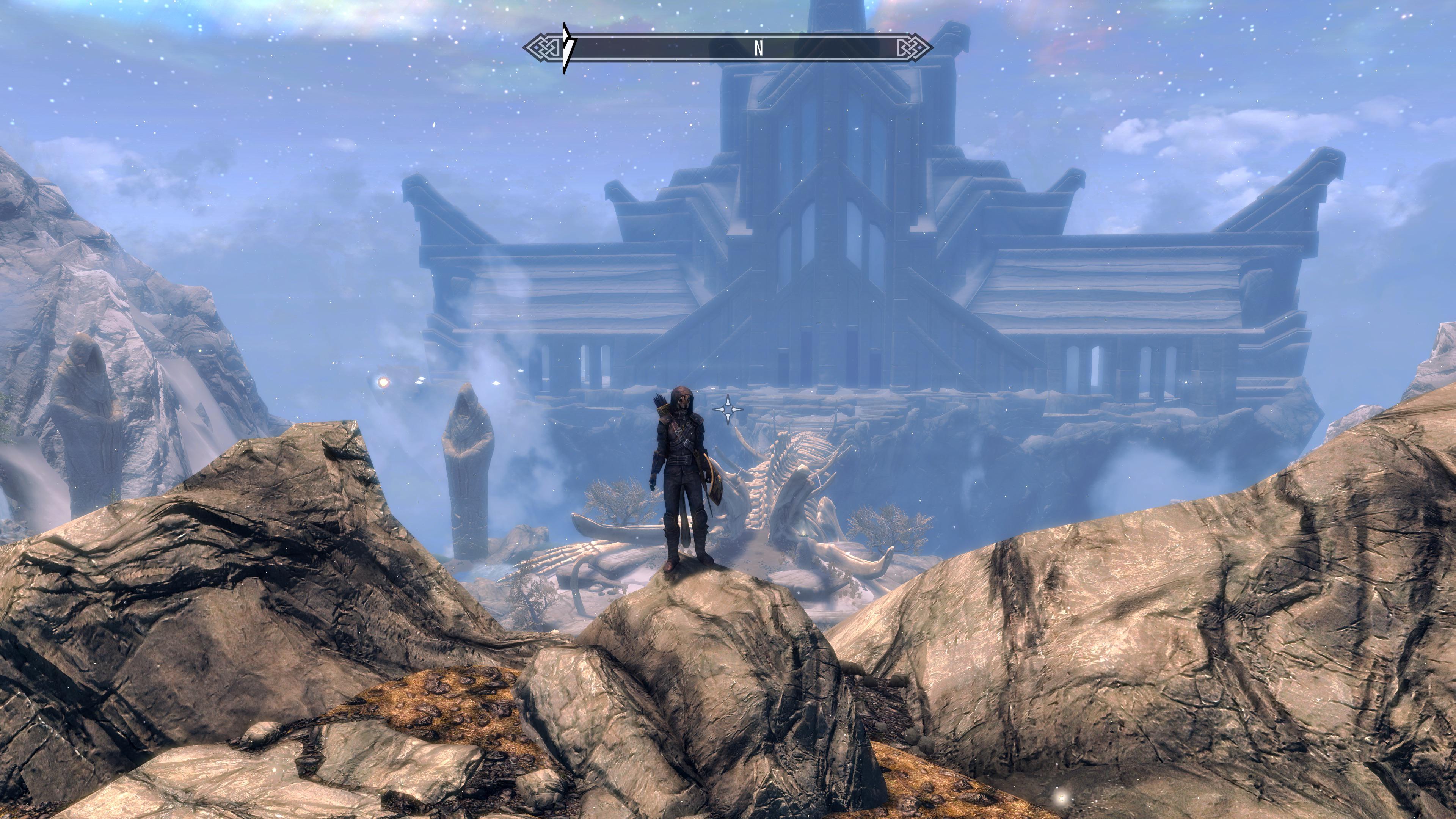 Hands down one of the most beautiful places in Skyrim without mods r