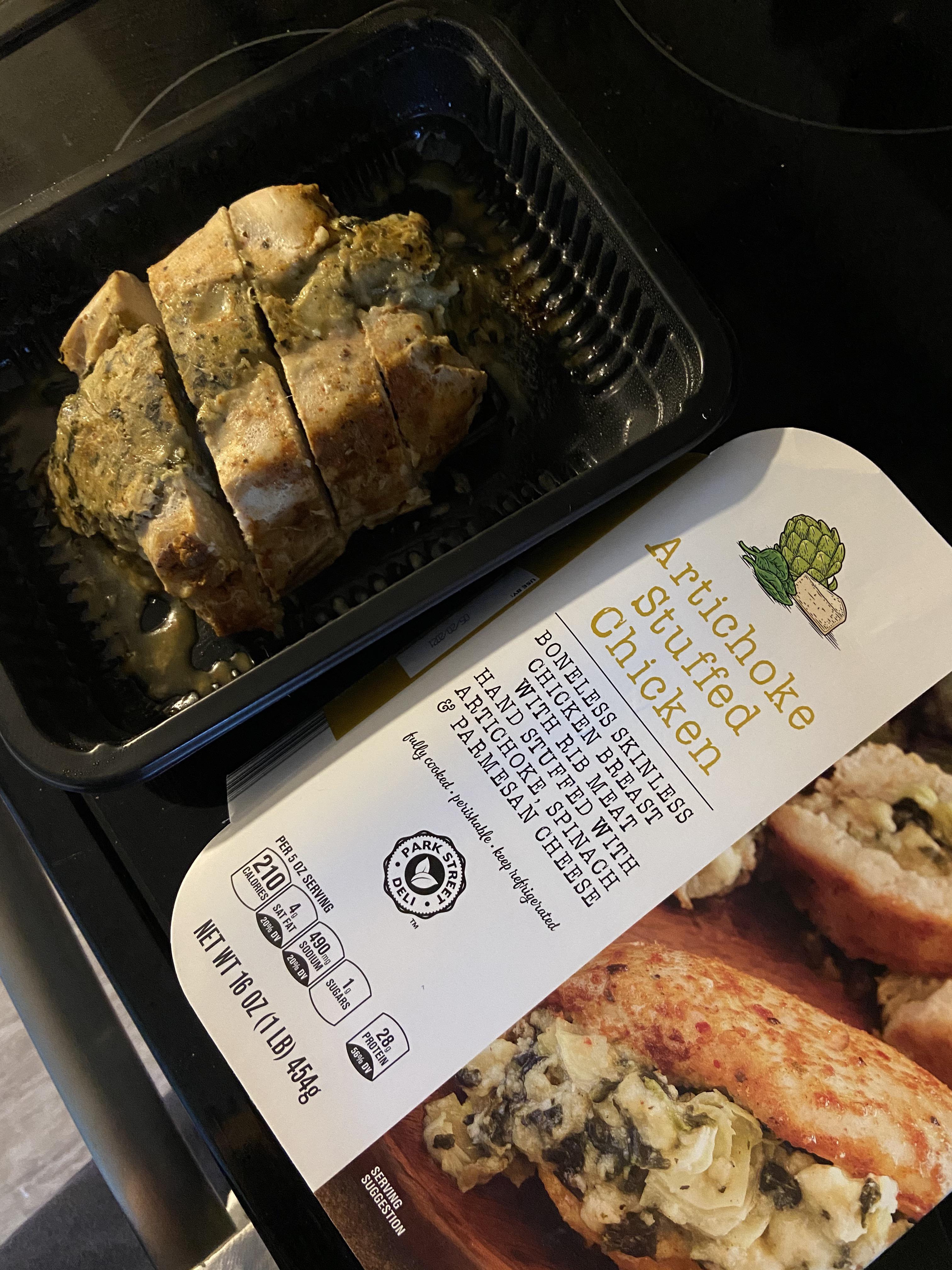 Artichoke Stuffed Chicken — Exceeded Expectations r/aldi
