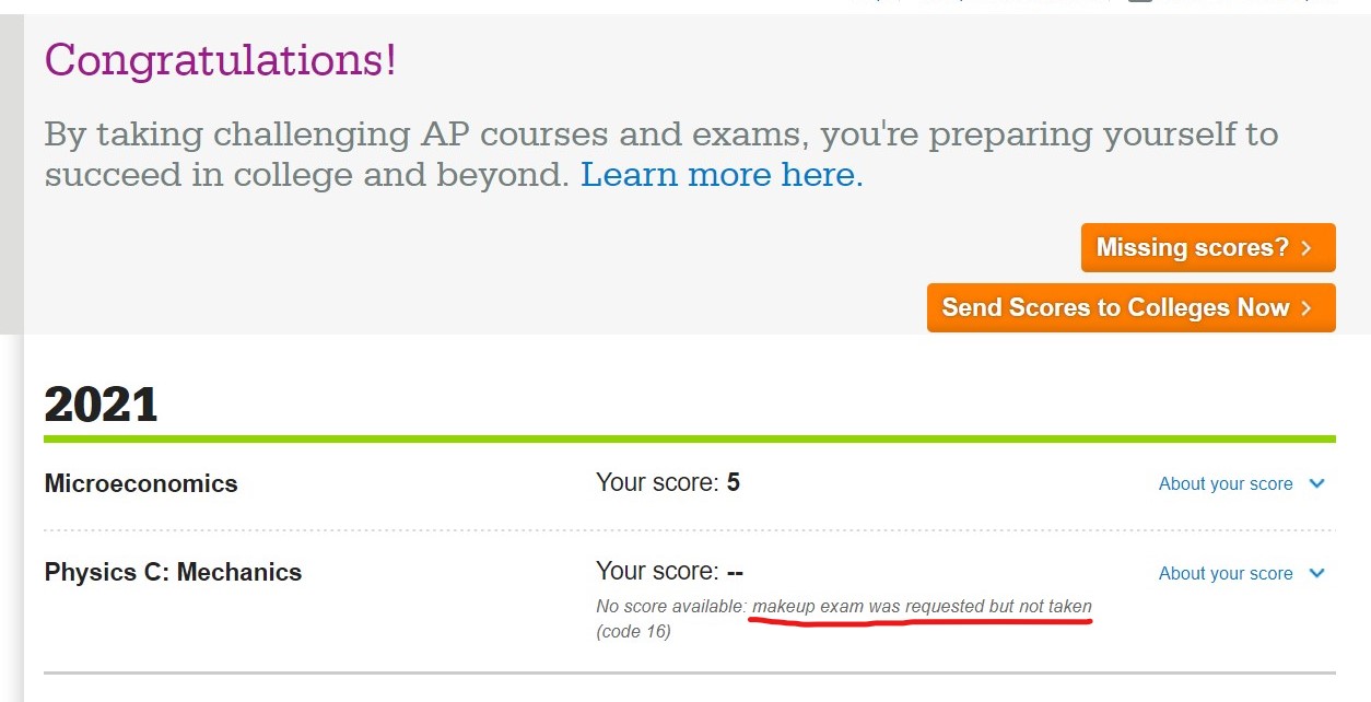 anybody having the same problem?? I requested a makeup exam for